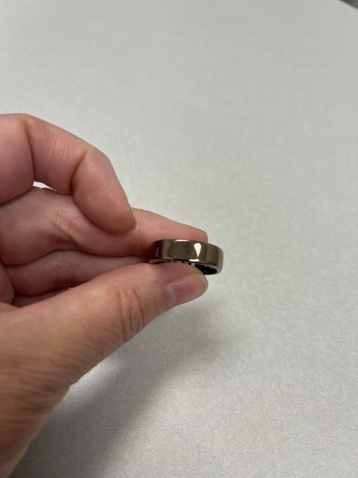 RingConn Gen 2 Air, Ultra-Thin AI Smart Ring, 10-Day Battery Life, Fitness/Sleep/Stress/HR Tracker for Women&Men, No App Fee for Standard Features, iOS & Android Compatible (Size 7, Galaxy Sliver) customer photo 1