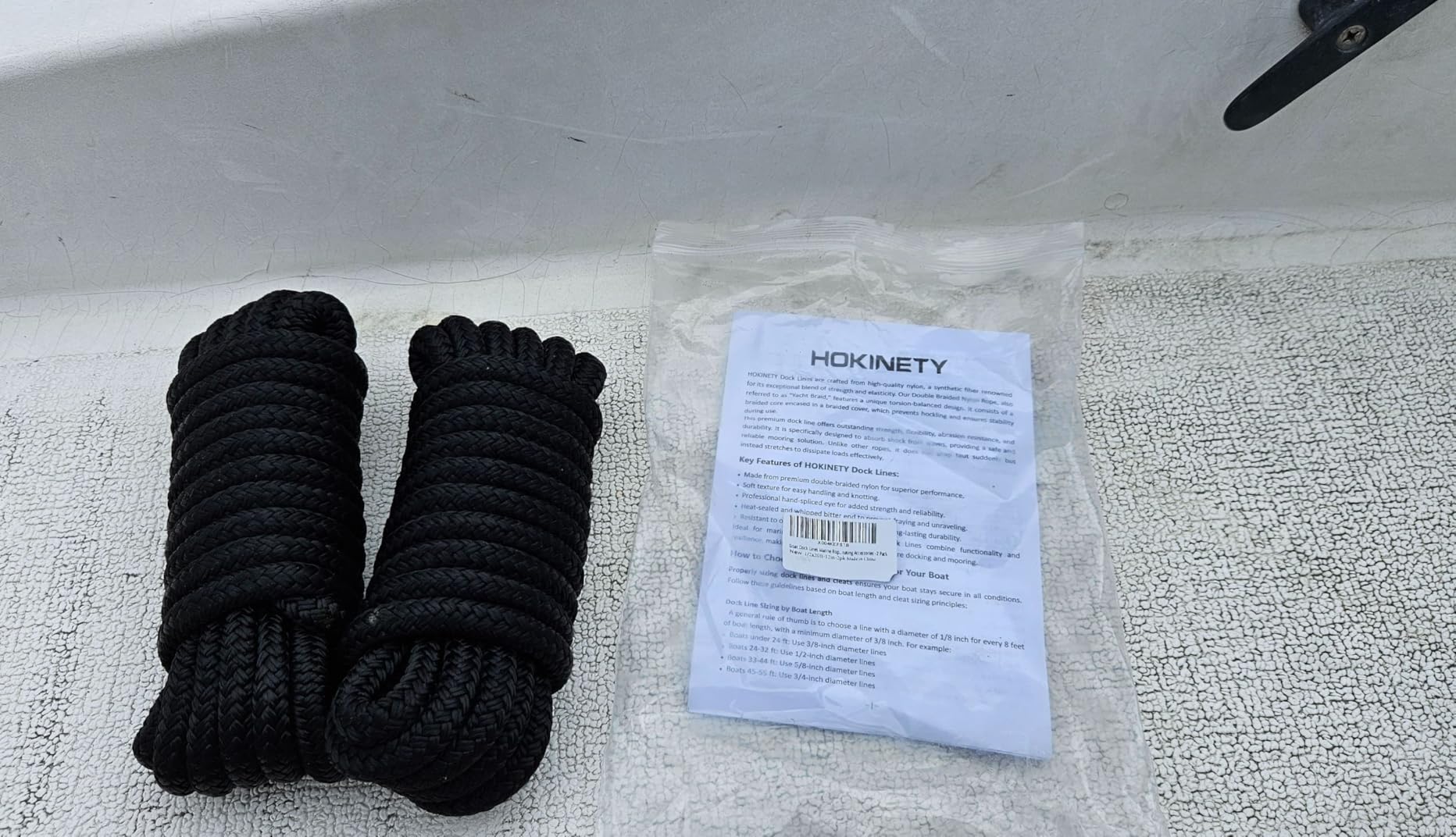 Boat Dock Lines Marine Rope - 1/2