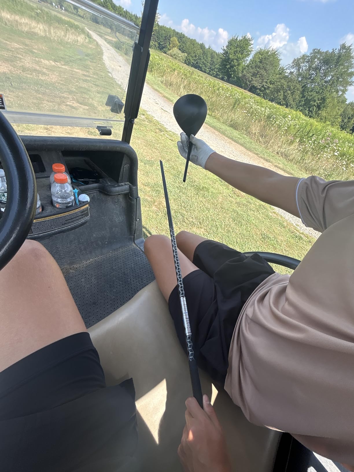 Speed System - Golf Driver | Titanium Head, Oversized Sweet Spot, Lightweight Graphite Shaft, Aerodynamic, USGA Conforming, Headcover, 10-12.5° customer photo 2