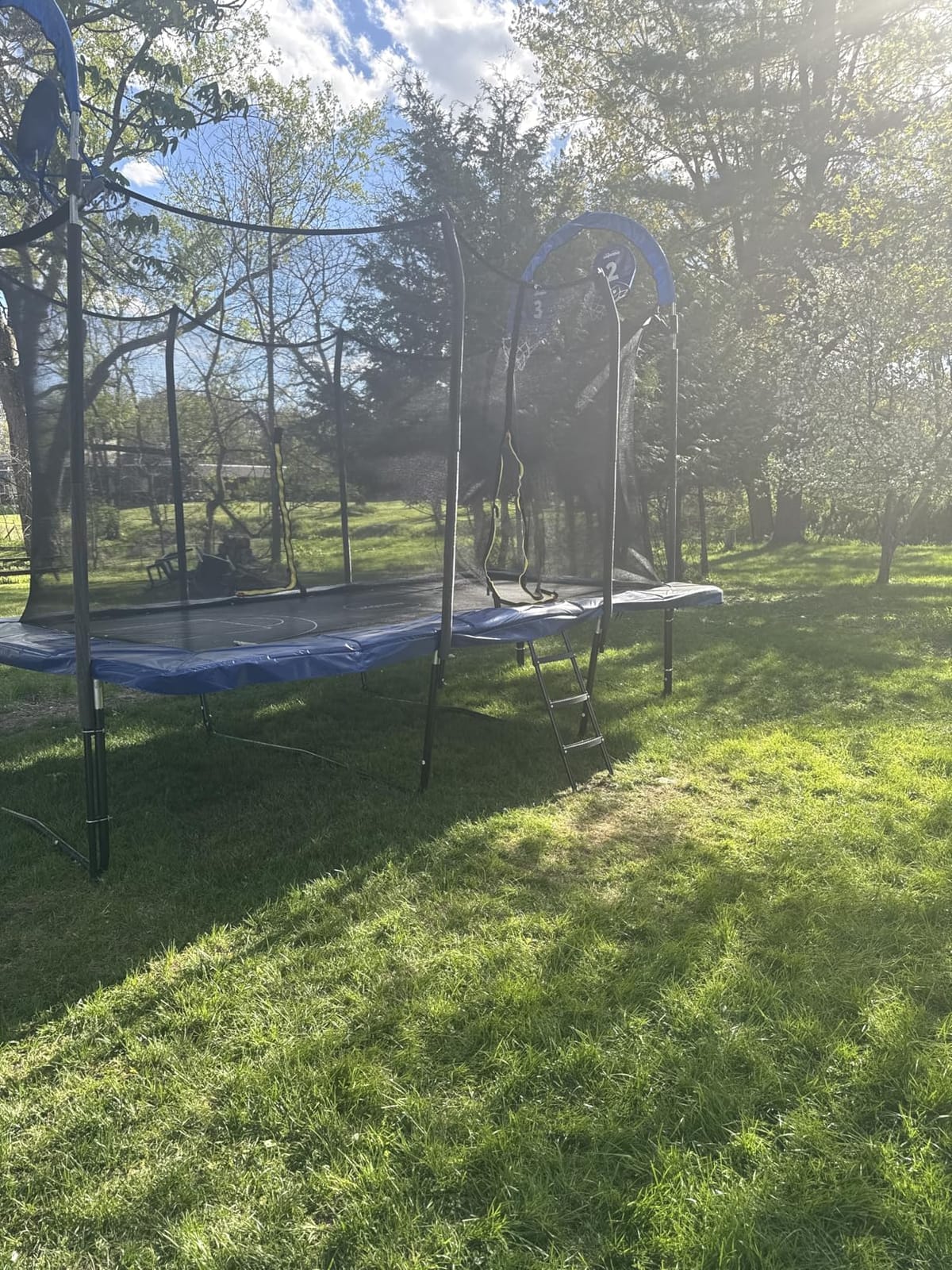 Zupapa 1800LBS Weight Capacity Rectangle Trampoline 10x17FT 9X15FT 8X14FT Outdoor Square Gymnastics Trampolines with Basketball Hoops for Kids Adults Long Large Big Rectangular Tumbling Trampolin customer photo 2