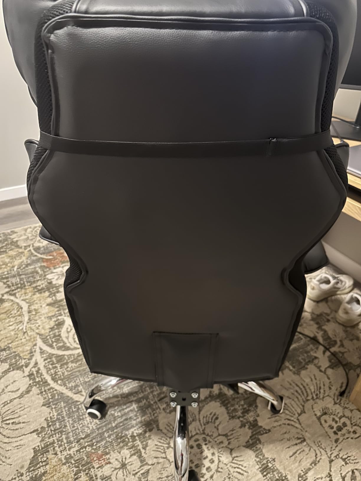 GTPLAYER Big and Tall Gaming Chair 400lbs Heavy Duty Office Chair with Foot Rest & Ergonomic Pocket Spring Lumbar Support, High Back 3D Saddle Shaped Cushion for Back Pain Relief, Matte-Black customer photo 2