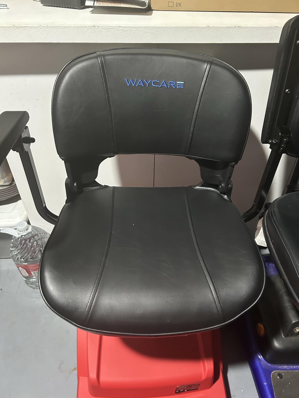 WAYCARE Mobility Scooter for Adults & Seniors, 330 lb, 15-Mile Range, Red | 4-Wheel Electric Mobility Scooter | 250W Motor | 8-Inch Solid Tires | IPX4 customer photo 2
