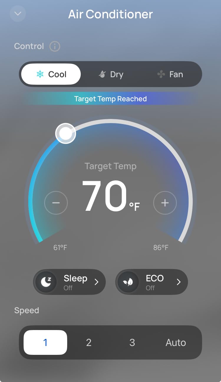 DREO Portable Air Conditioner 318S, 8000 BTU ASHRAE (5000 BTU DOE) Smart AC Unit for Bedroom with Drainage-free Cooling, Fan & Dehumidifier 3 in 1, APP/Voice/Remote, Quiet Standing AC for Room Indoors customer photo 2