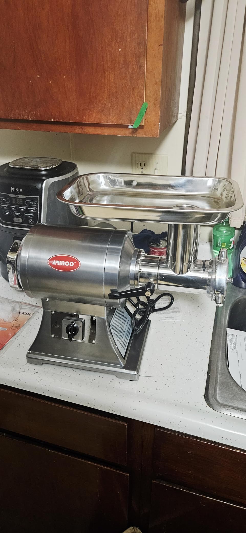 Commercial Meat Grinder #12C, 0.9HP Electric Meat Grinder | Heavy Duty Meat Mincer Machine for Venison, Beef, Stainless Steel Sausage Maker for Home Butchering or Small Farm Processing customer photo 1