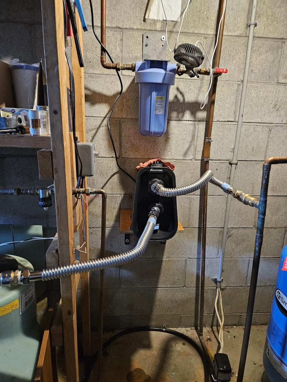 Aquastrong Whole House Water Pressure Booster Pump 80 PSI, 115V Automatic Variable Speed, Constant Pressure, Integrated Design, Self-Priming, for Home, Apartment, Shower, Garden, Shallow Well,Smart 45 customer photo 2