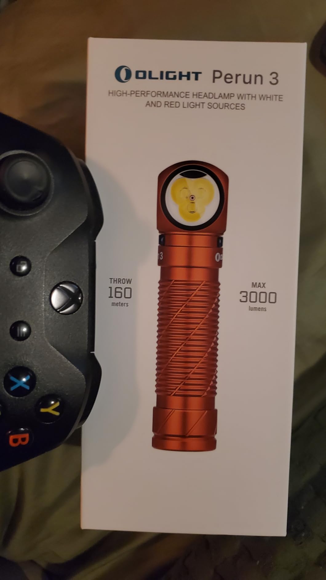 OLIGHT Perun 3 Headlamp Rechargeable, Red Light, Waterproof, OD Green | 3000 Lumens, 160M Beam Distance, 2-in-1 Head lamp Flashlight, IP68, Magnetic Tailcap, Long Runtime for Camping, Hiking, Work customer photo 2