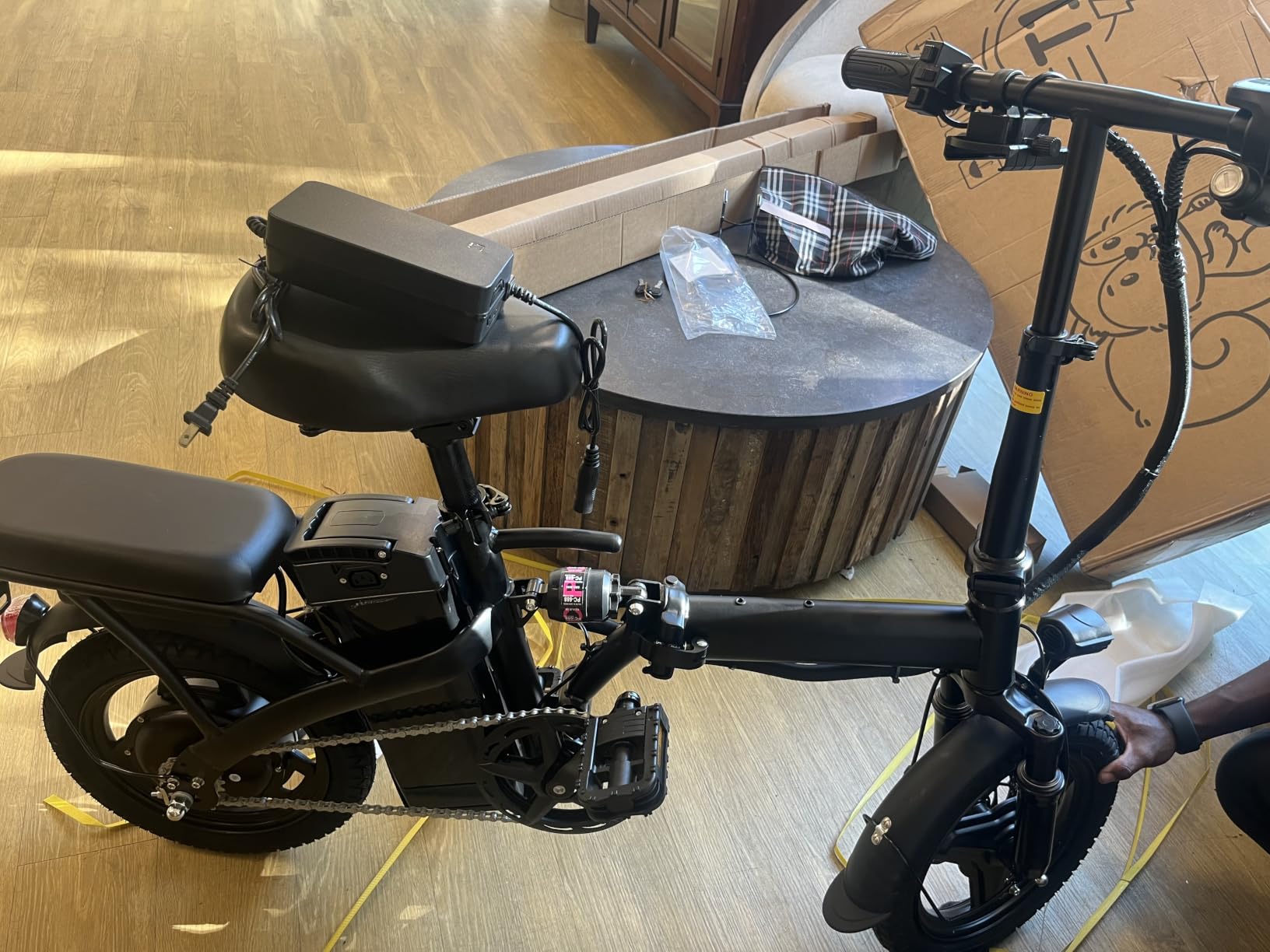LELEKUAI Electric Bike for Adults and Teens, 520W-1200W Motor, 20-28MPH, 32 Miles Range, 48V 10Ah Battery, 3-Level Pedal Assist, 14