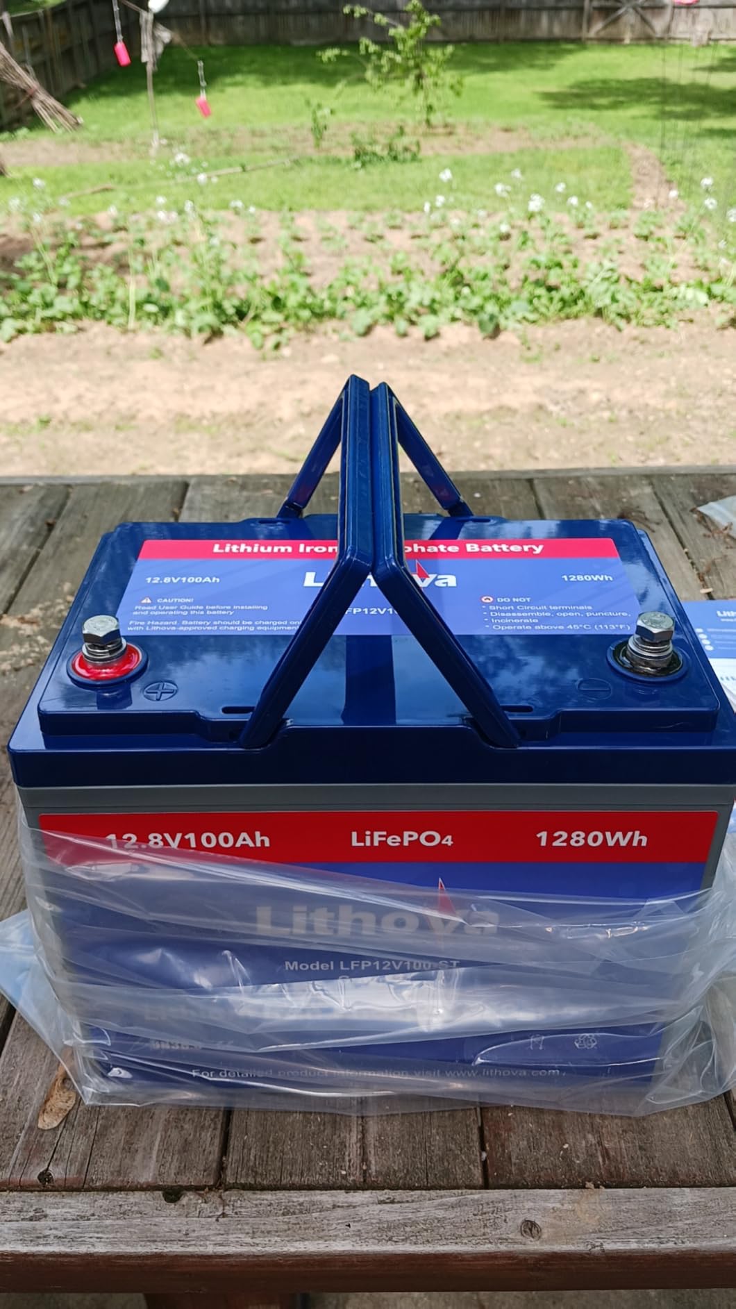 12V 100Ah Trolling Motor LiFePO4 Battery for RVs,Marine,Boat,Solar | Group 24, Grade A+ Cells, Max. 15K Cycles, Low-Temp Protection, IP65 Waterproof, 100A BMS, 1280Wh Energy for Camper, ESS, customer photo 1