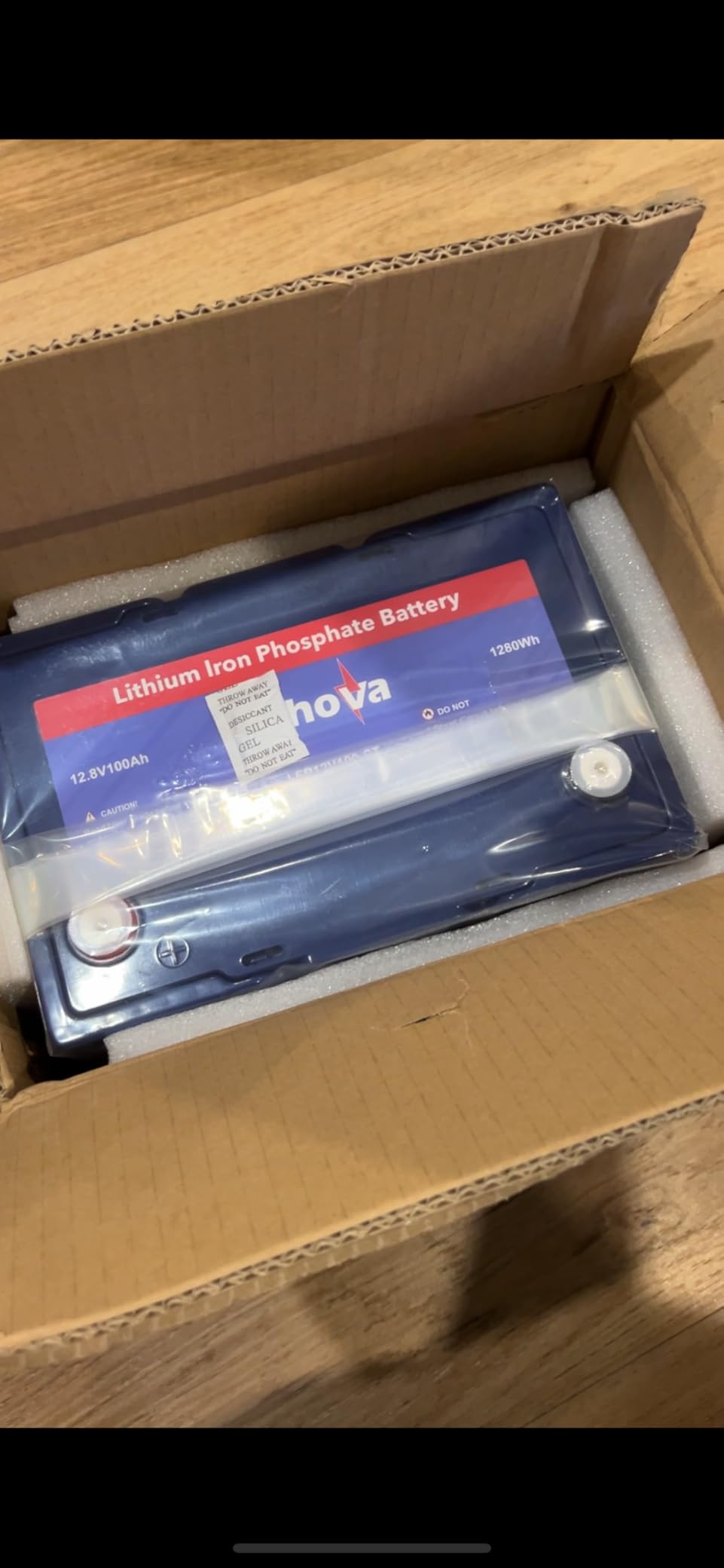 12V 100Ah Trolling Motor LiFePO4 Battery for RVs,Marine,Boat,Solar | Group 24, Grade A+ Cells, Max. 15K Cycles, Low-Temp Protection, IP65 Waterproof, 100A BMS, 1280Wh Energy for Camper, ESS, customer photo 2