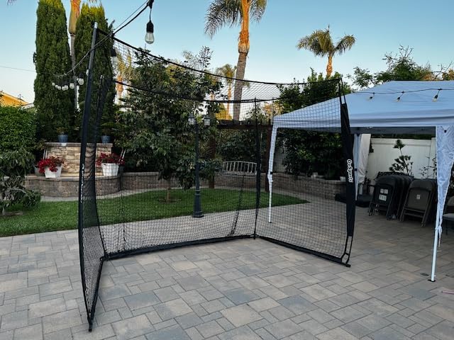 GoSports Baseball & Softball Portable Backstop Practice Net - 10 x 8 ft Hitting & Pitching Net for Backyard customer photo 2