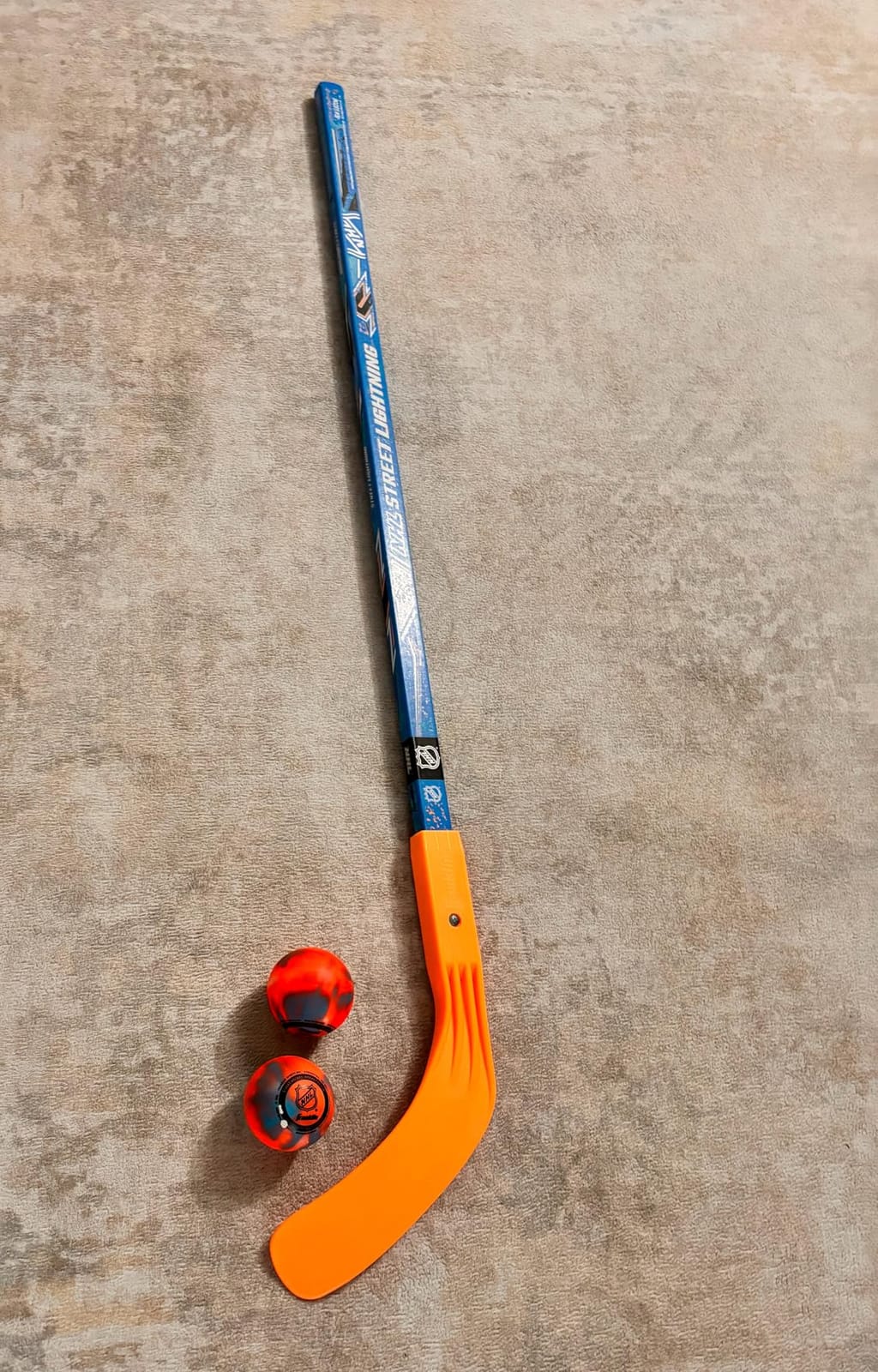 Franklin Sports NHL Kids Street Hockey Stick + Balls Set - Youth 40 In | Poplar Birch Shaft Build, Shot Zone Grip Texture, Replaceable Blade Design, Roller Ready customer photo 2