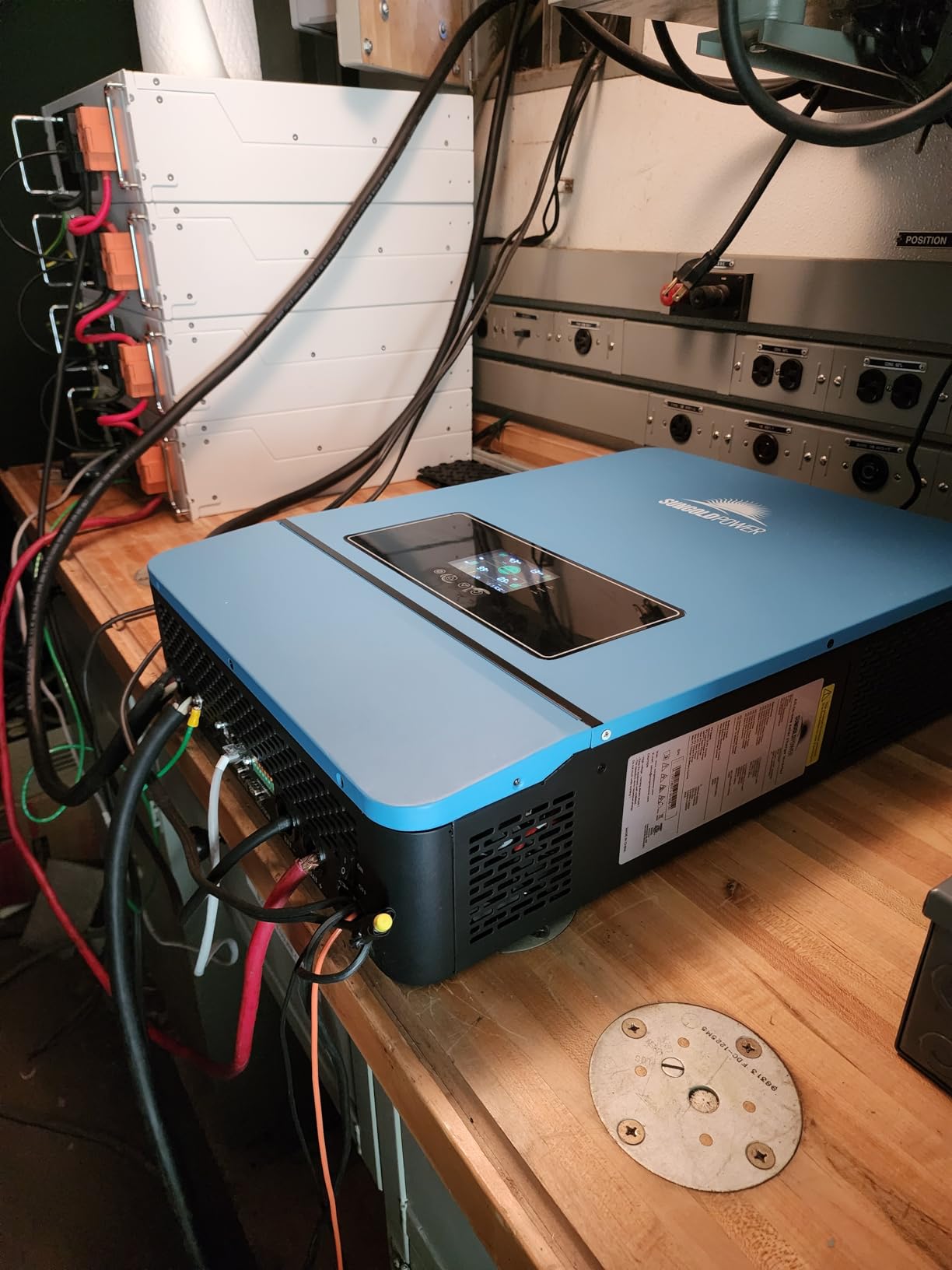SUNGOLDPOWER 10000W 48V Solar Inverter, Built-in 2 MPPTs, Max 200A Battery Charging, Split Phase AC Input/Output 120V/240V(settable),Pure Sine Wave (BMS COMM) UL1741 SPH10048P customer photo 2