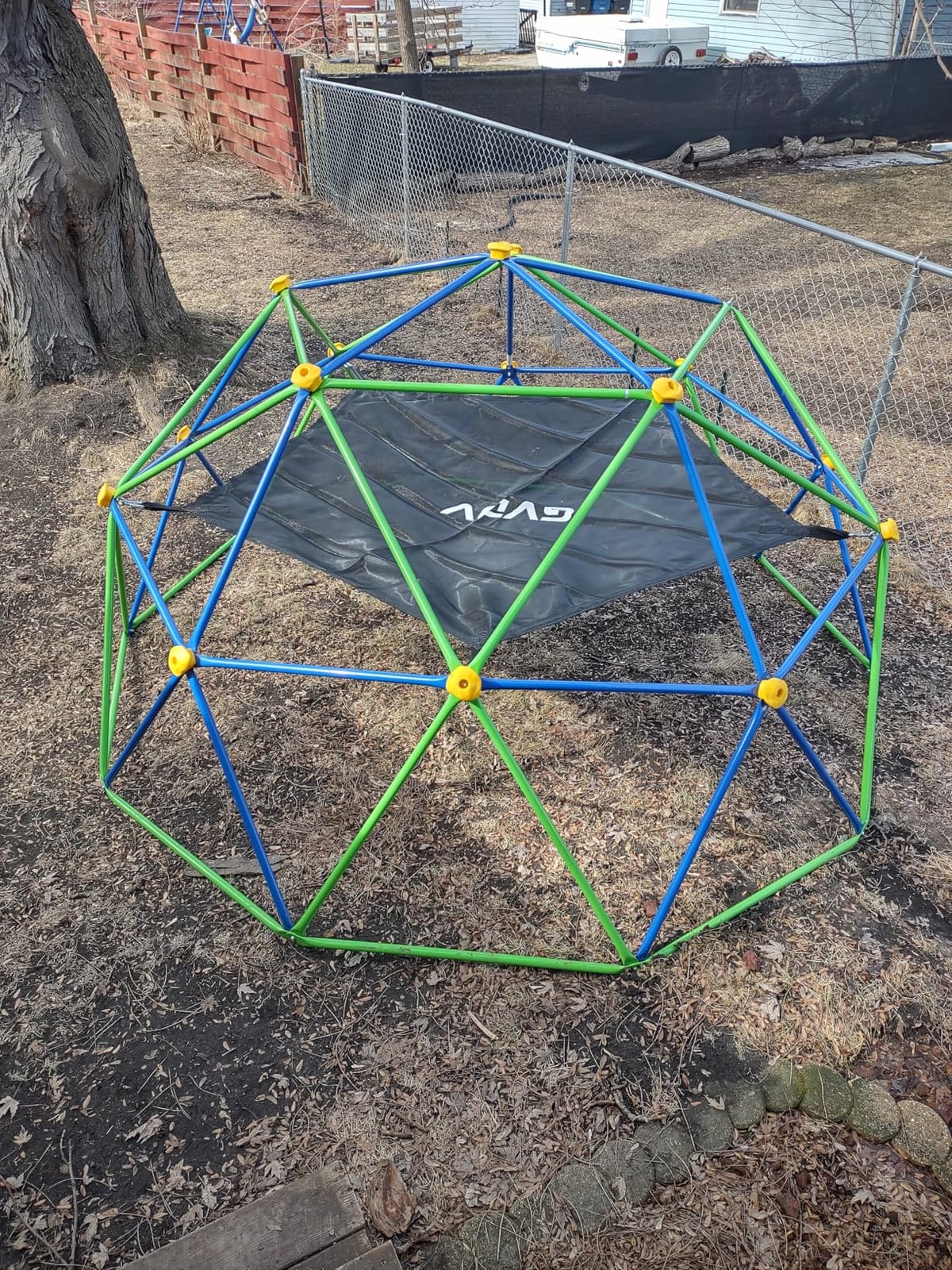 GVDV 10 FT Climbing Dome with Hammock, Certified Jungle Gym for Kids 3-12 | Outdoor Climbing Toys Supporting 1000 Lb, ASTM Approved, Hot-dip Galvanized Steel customer photo 2