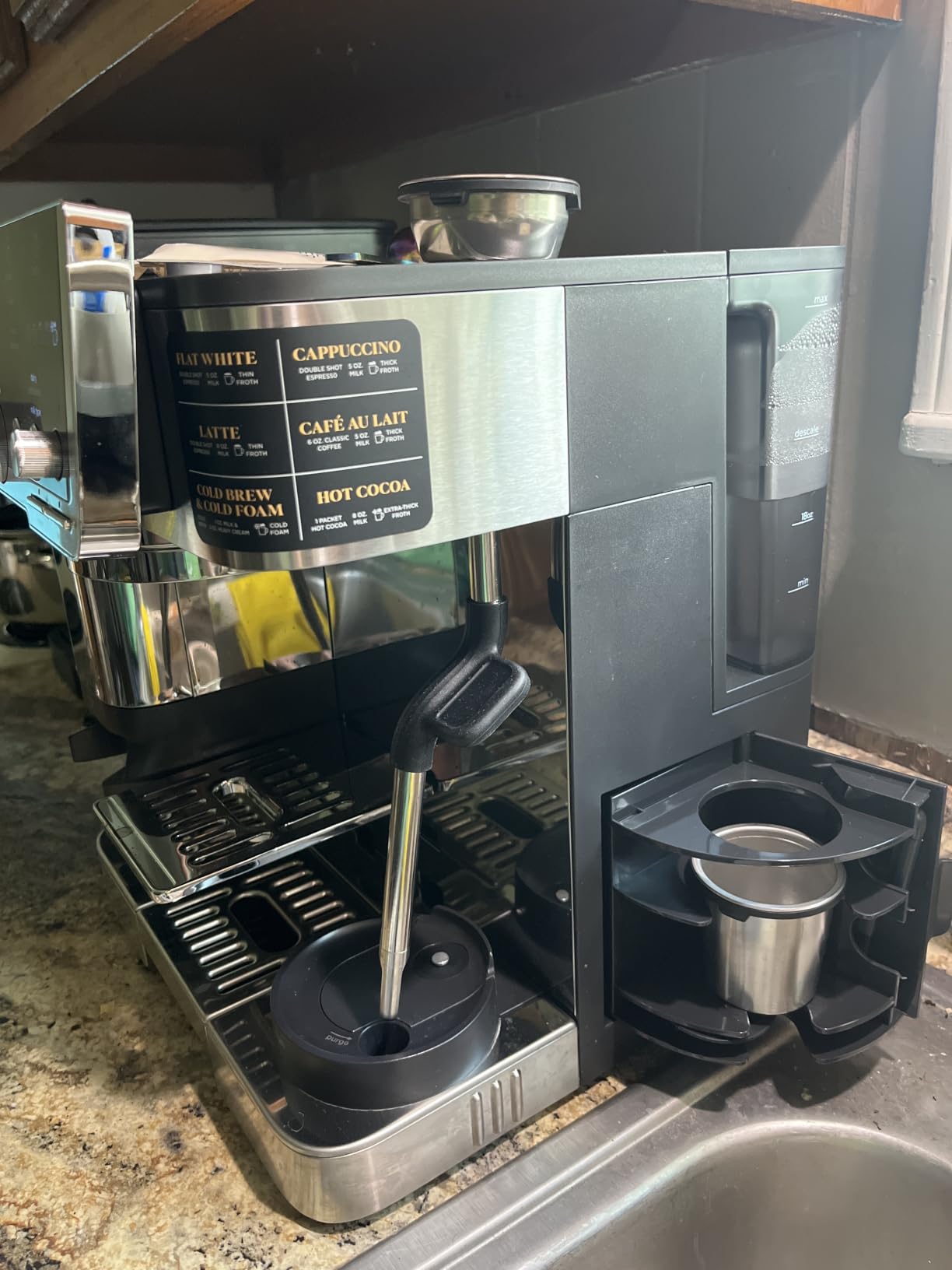 Ninja Luxe Café Pro Series, Espresso, Cold Brew, Hot Water, ES701 | Drip Coffee, Integrated Tamper, Built-in Grinder, Hands-Free Frother for Cappuccinos, Lattes, Americanos, Dairy or Non-Dairy customer photo 2