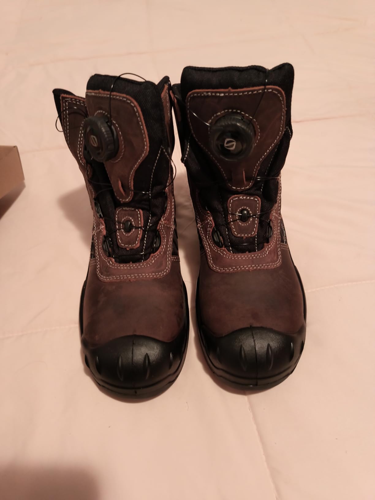 Composite Toe Work Boots for Men and Women - Exceeds Steel Toe Protection, Quick Fit System, Kevlar Puncture-Resistant Midsole, S3 HRO Certified, Heat-Resistant, Waterproof customer photo 2