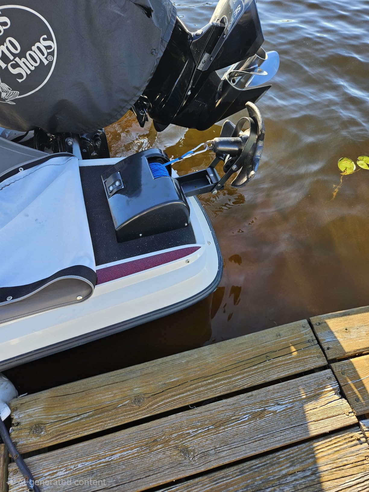 35 lbs Electric Anchor Winch, 12V Boat Anchor Winch-Marine Saltwater Anchor Windlass Kit with Remote Control & 100-feet of Pre-Wound Anchor Rope for Speedboats customer photo 1