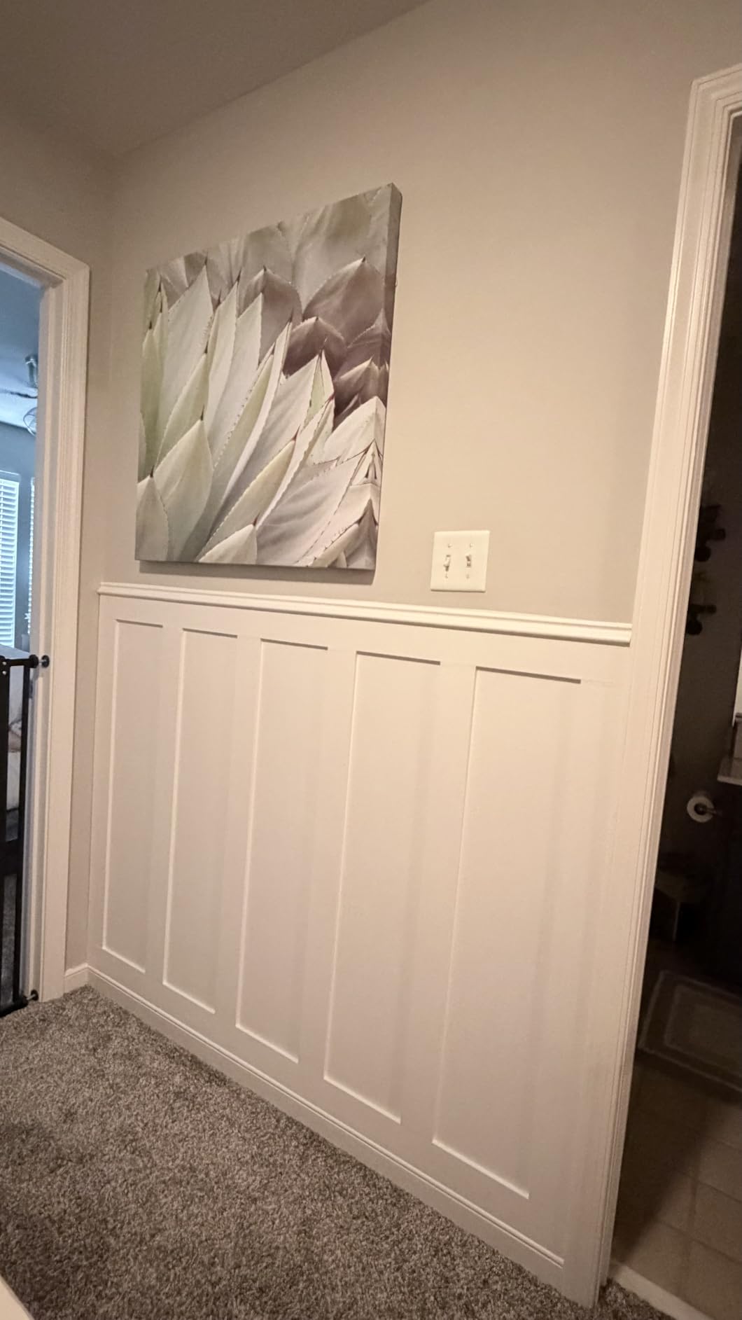 Art3d MDF Premade Paintable Board and Batten Wainscoting Kit, 189 x 54 in | Molding Slat with Edge Strip, Lightweight, Paintable, Impact-Resistant, Easy to Install, Ideal for Living Rooms, Bedrooms customer photo 2