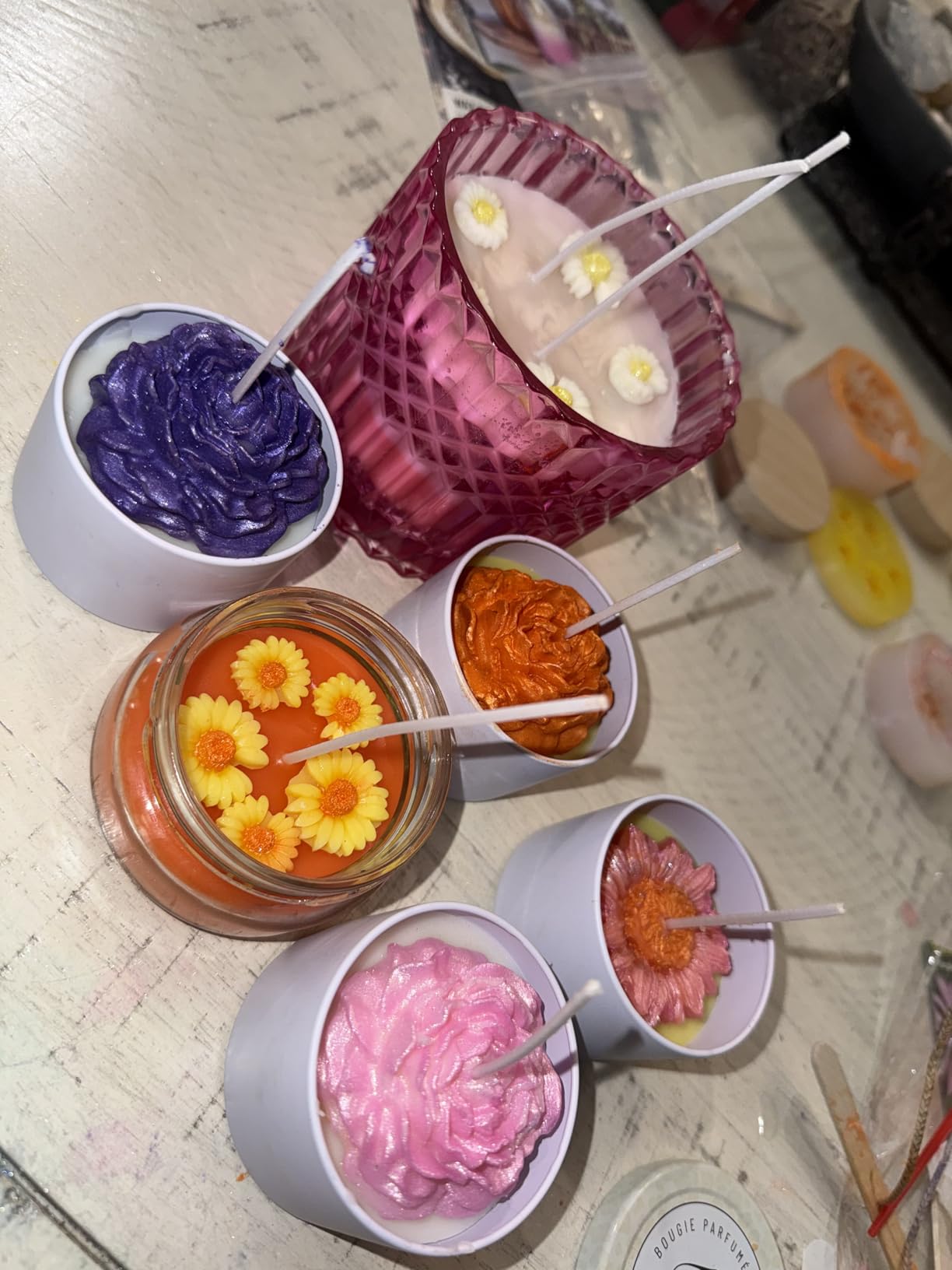ZEROMX Candle Making Kit for Adult Beginners with Digital Wax Melting Pot | Premium candle craft supplies featuring candle molds & gift boxes. Complete DIY set for home decor and gift giving. customer photo 2