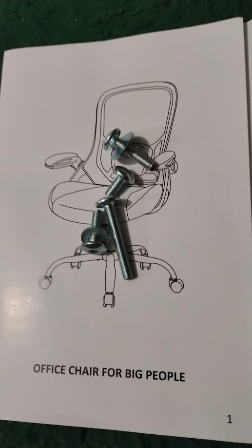 HYLONE 400lbs Heavy Duty Office Chair, 5