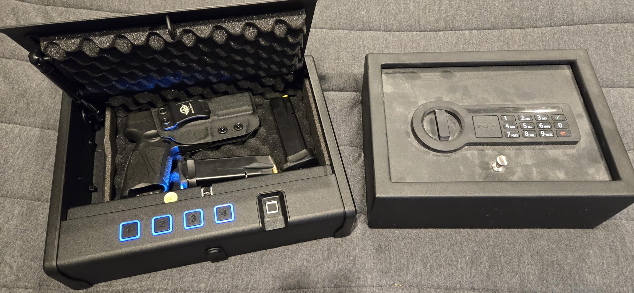 XPEDITION 24 Gun Fireproof Safe for Rifles and Pistols, Gun Cabinet with Keypad/Key Access, Fire and Water Safe with Combination Lock, Gun Safes for Rifles and Shotguns Includes Power Strip customer photo 1