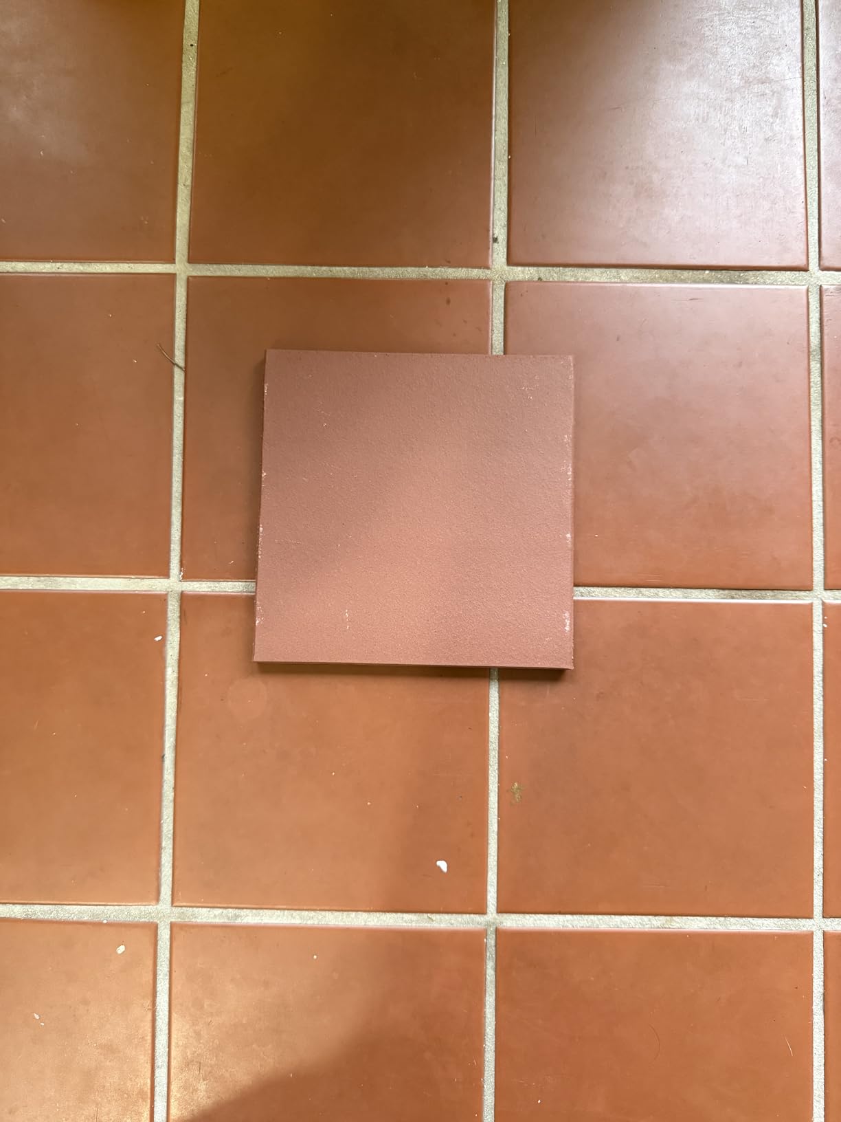 Tenedos 6x6 Red Quarry Tile - Durable Ceramic Floor Wall Tile Indoor and Outdoor Use, Matte Finish, Non-Slip Surface (30 Tile Box) customer photo 1