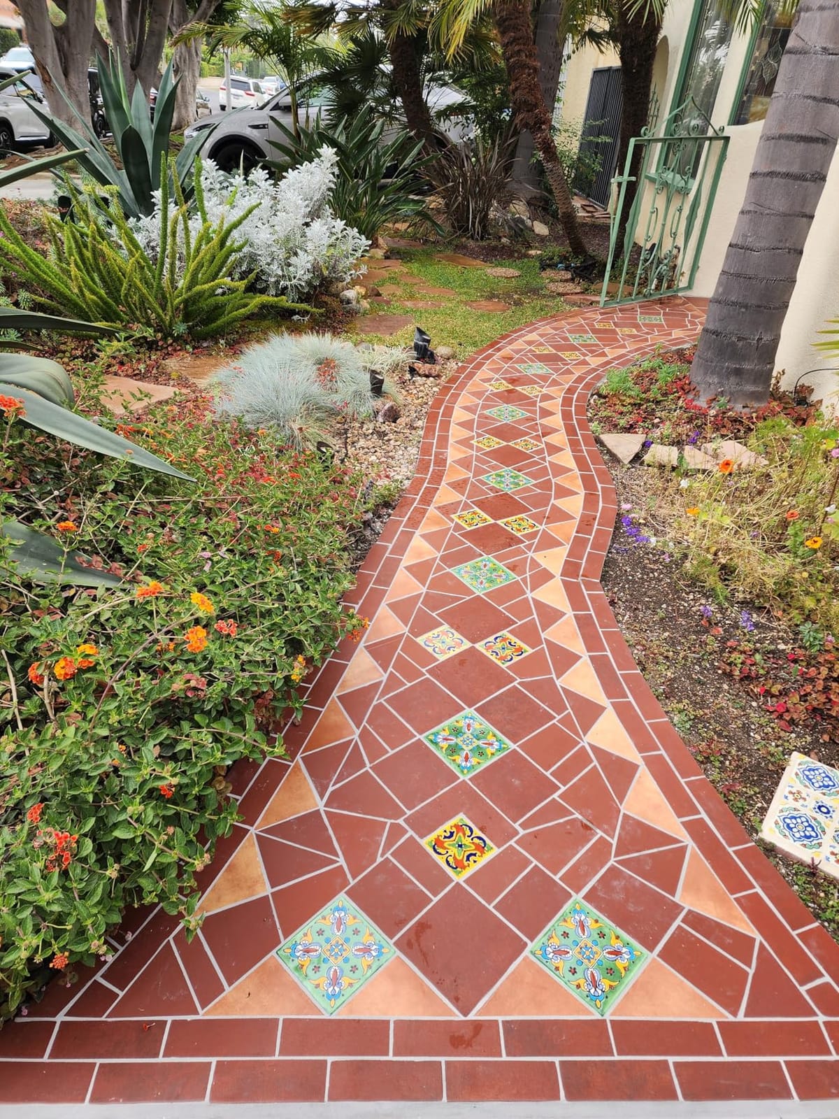Tenedos 6x6 Red Quarry Tile - Durable Ceramic Floor Wall Tile Indoor and Outdoor Use, Matte Finish, Non-Slip Surface (30 Tile Box) customer photo 2