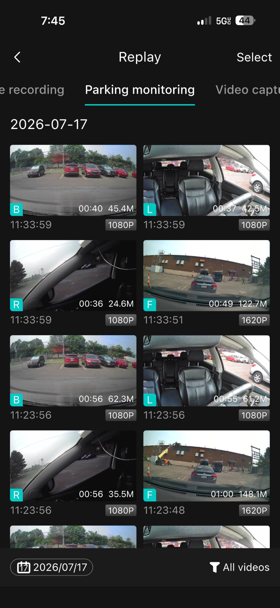 BOTSLAB 4 Channel 360° Dash Cam, 128GB Card, Voice Control, App Control | 24/7 Parking Mode, 3.18