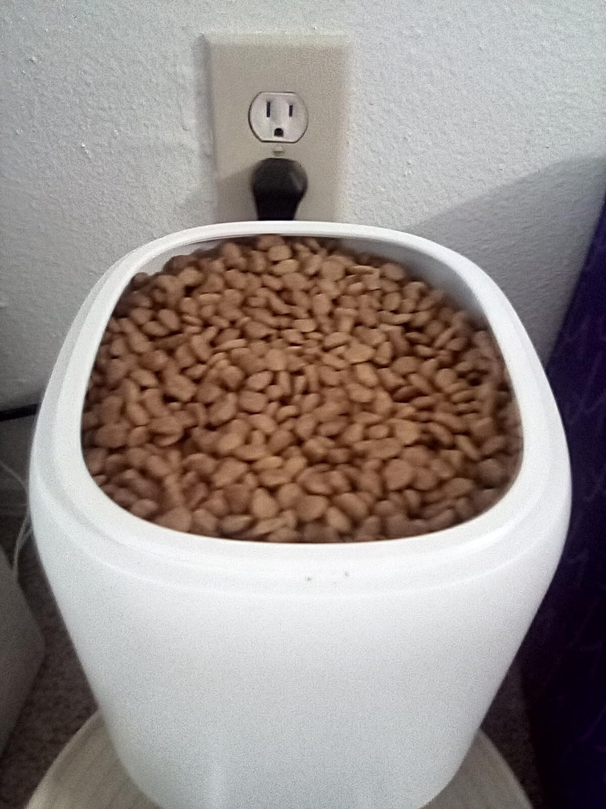 Automatic Cat Feeder, 3L Cat Food Dispenser with Anti-Jam Design, Over 180-day Battery Life, 1-6 Meals Per Day with Stainless Steel Cat Bowl, Keep Dry Food Fresh, Timed Pet Feeder Also for Small Dog customer photo 2