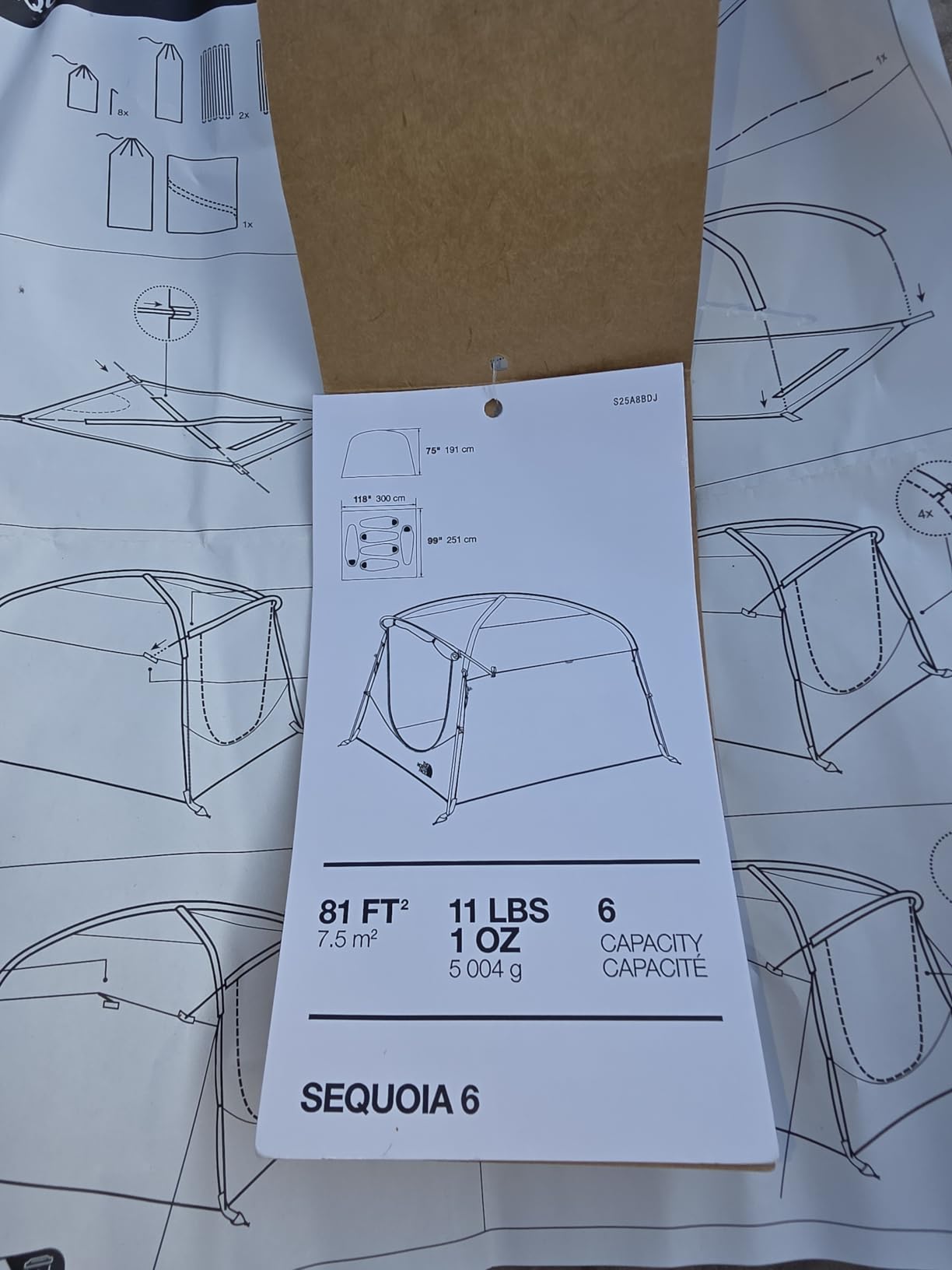 THE NORTH FACE Sequoia Tent | Waterproof Camping Tent, Spacious & Easy to Set Up, Front & Back Zipper Doors, Side Windows customer photo 2