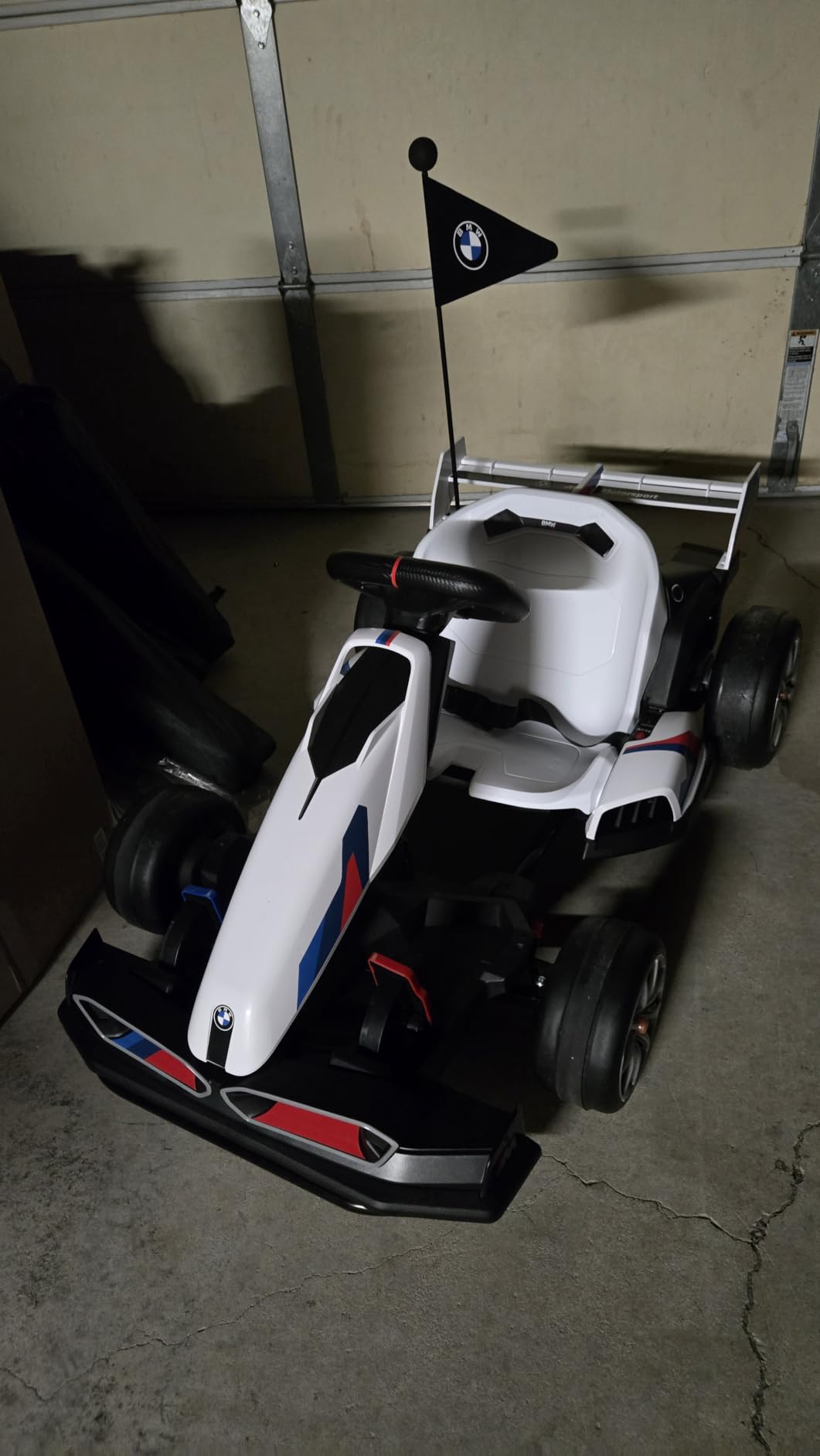 Wanan 36V Electric Go Kart with Adjustable Seat, Licensed BMW Drift Kart with Dual Motors, Crazy Go Cart for Kids Ages 6-12, LED Lights, Drift Mode and 2 Speed (Red) customer photo 2