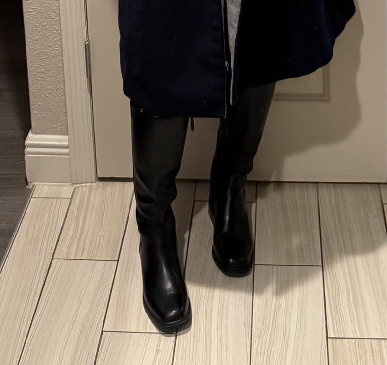 DREAM PAIRS Women's Knee High Riding Tall Boots customer photo 1