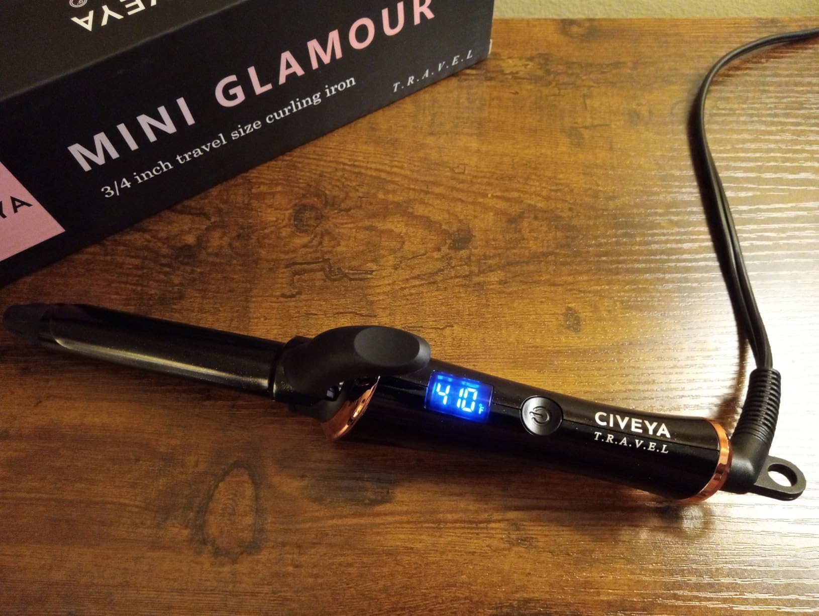 Mini Curling Iron for Short Hair, 0.5 inch Small Barrel | Ceramic Travel Size Curler customer photo 1
