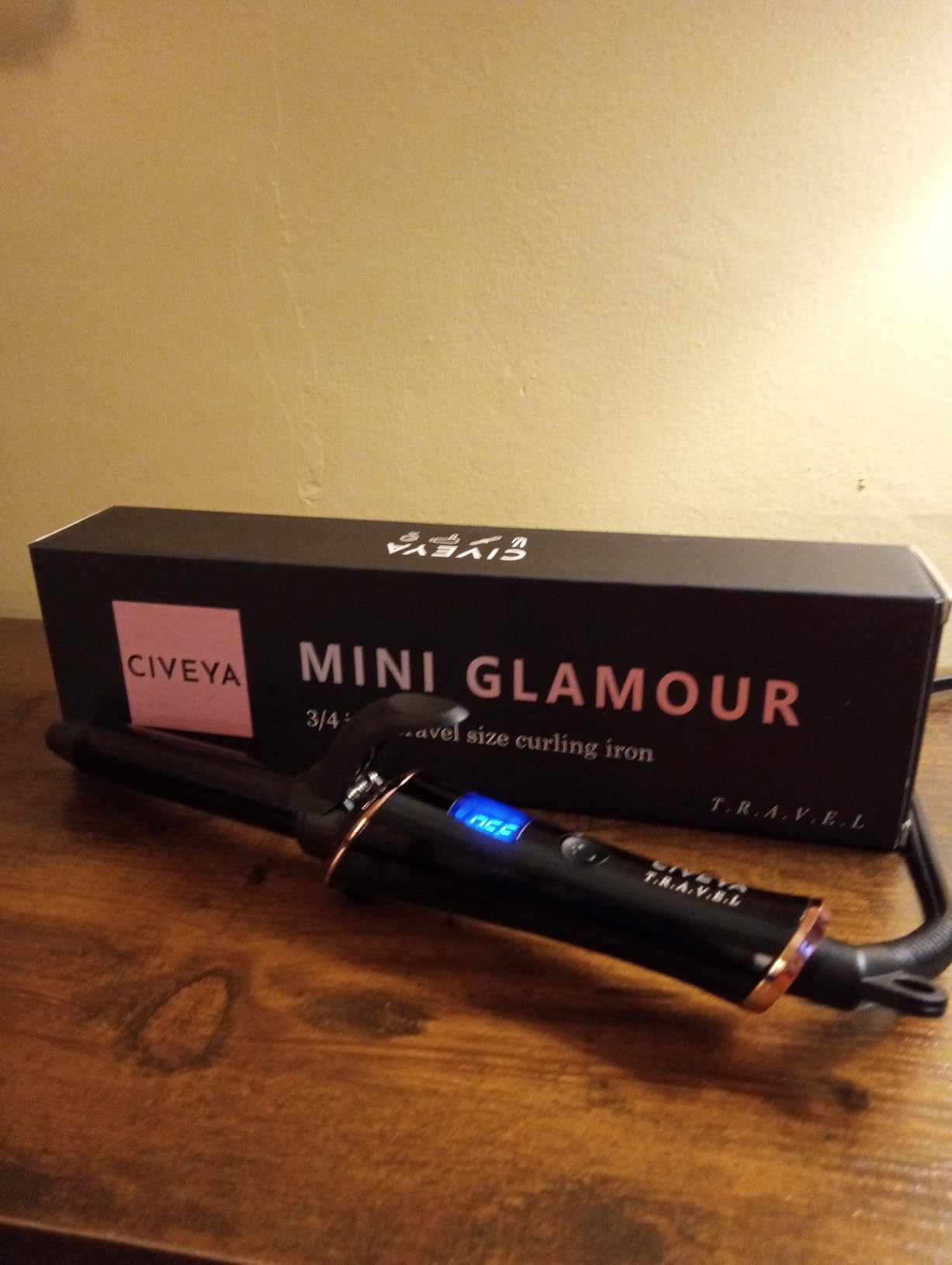 Mini Curling Iron for Short Hair, 0.5 inch Small Barrel | Ceramic Travel Size Curler customer photo 2