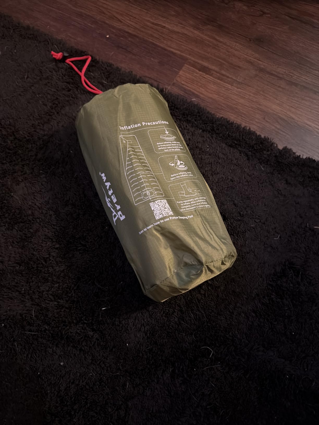 Ultralight Camping Sleeping Pad with Pillow & Built-in Foot Pump customer photo 1