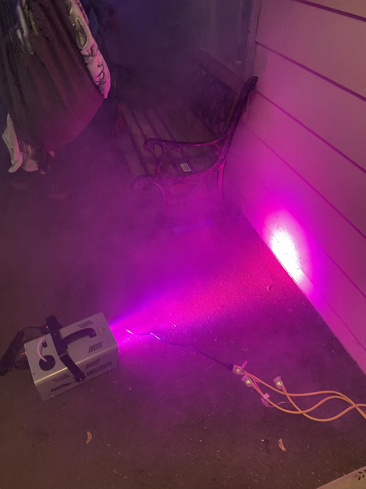 Fog Machine Outdoor Indoor 1200W, 6000CFM Smoke Machine with 12 LED Lights | 13 Colors & 4 Effects, Dual Wireless Remotes & Auto Fogger for Halloween, Parties, DJ, Stage, Wedding Events customer photo 1