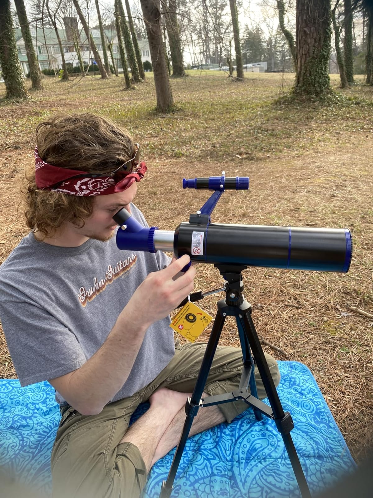 Hawkko 80mm Aperture 500mm Telescope for Kids 8-12 & Adults Beginners | Astronomical Refractor Telescope Kit for Beginners with Decorate Stickers, AZ Tripod, Phone Adapter customer photo 1