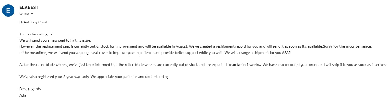ELABEST X100 Ergonomic Mesh Office Chair with Footrest, Big and Tall Home Desk Chair with 5D Flip-Up Arms, Adjustable 3D Lumbar Support, Gaming & Executive Computer Chair (Foggy Morning) customer photo 2