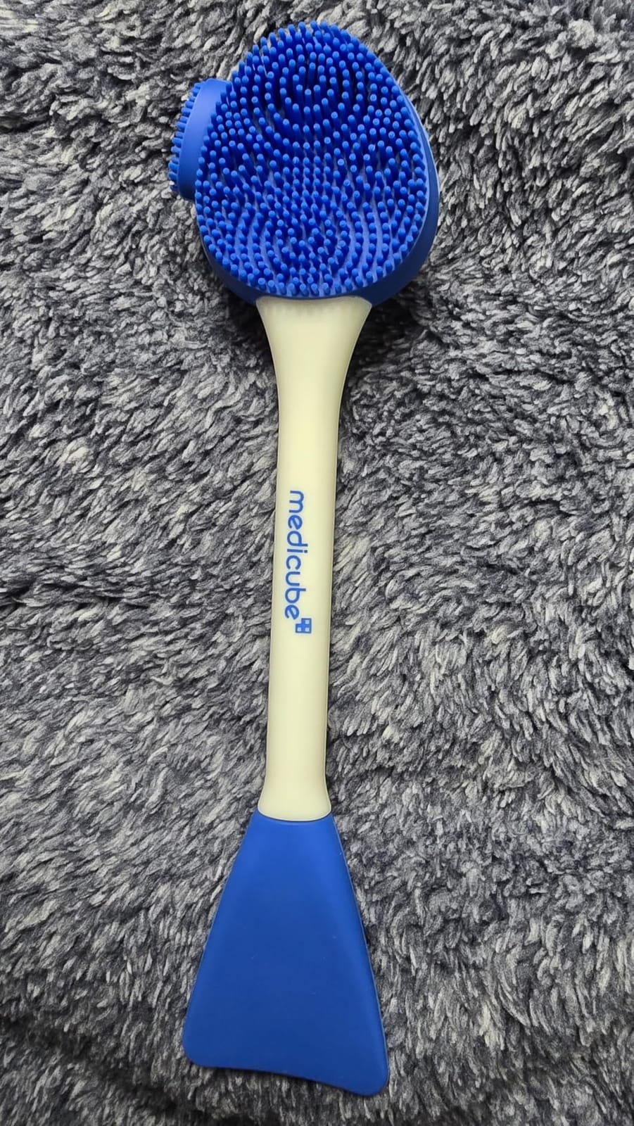 medicube Multi Silicone Jelly Brush - Pore Brush & Face Mask Applicator | 4-in-1 Multi Silicone Jelly Brush for Pore Cleansing - Face Mask Application & Gentle Face Massage, Korean Skincare Tool, 1PC customer photo 2