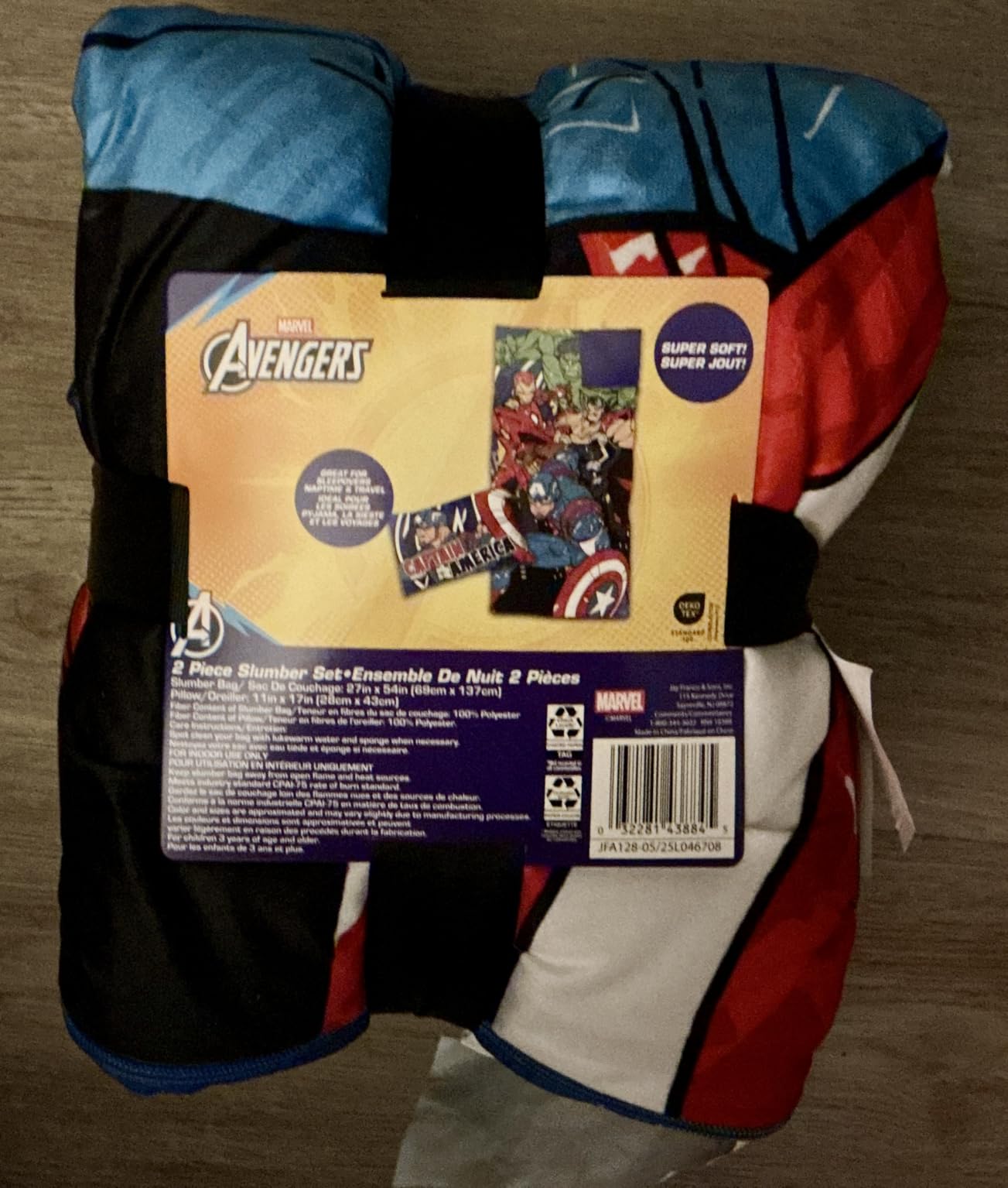 Jay Franco Kids Slumber Bag and Pillow - 54 x 27 Inch Comfy Indoor Sleeping Bag for School and Sleepovers, 2 Piece Set, Blue - Monster Jam customer photo 1