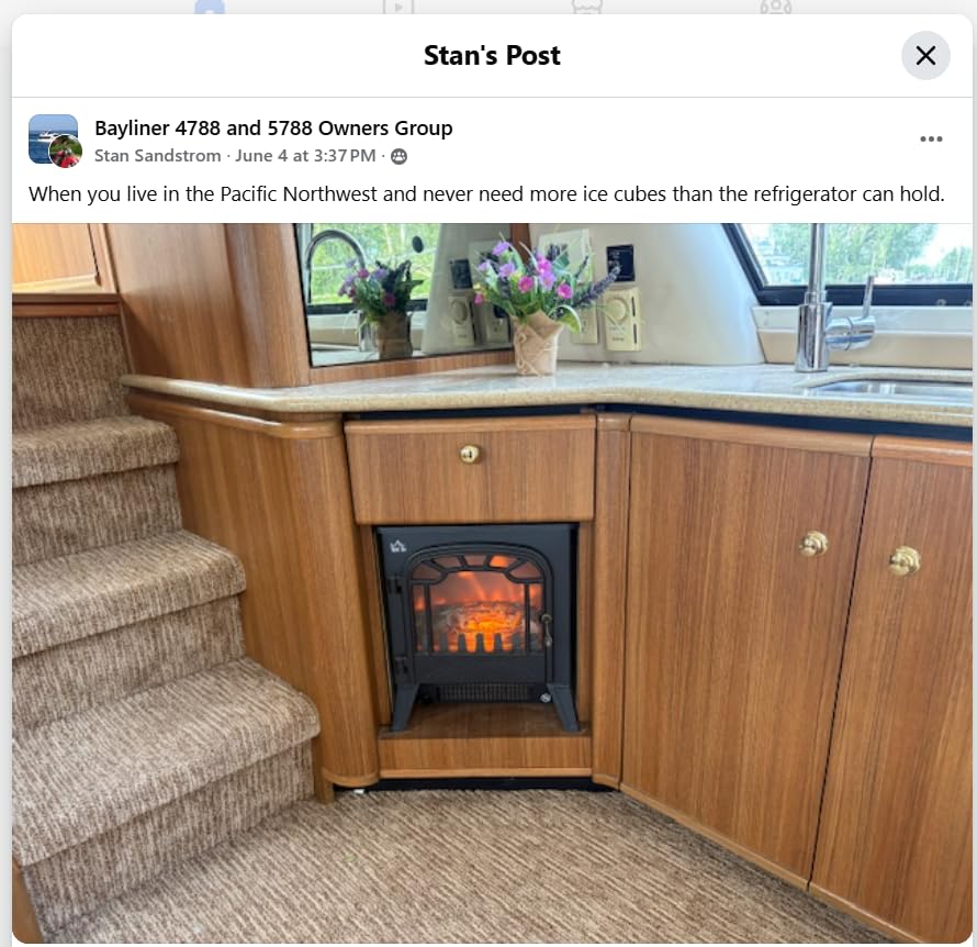 ZAFRO Electric Fireplace Stove with Dual Heat & Flame-Only Mode, 5100 BTU | 1000W/1500W Settings for Fast Warmth, Built-In Thermostat, ETL, Overheat Protection, for Living Room, Bedroom, 22 in customer photo 1