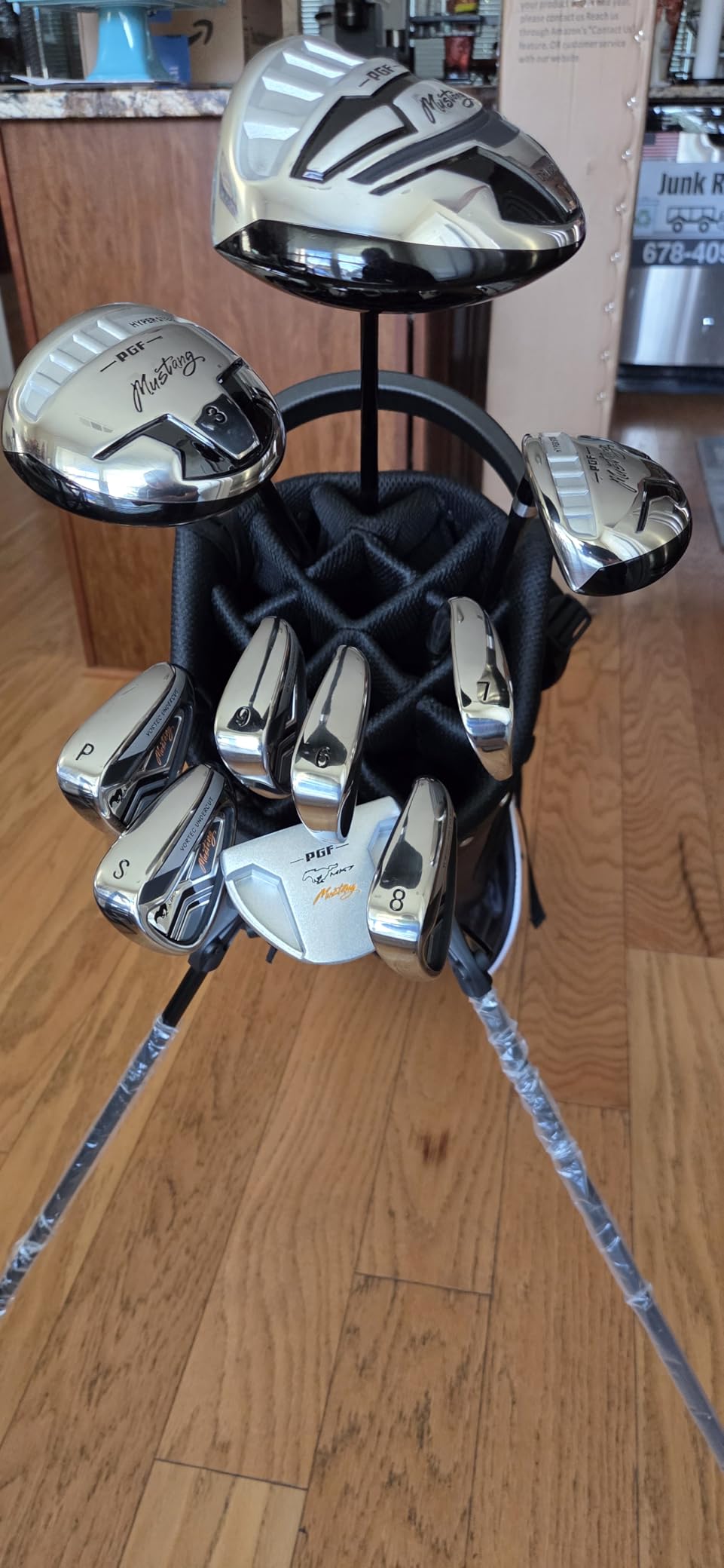 PGF Men's Mustang MK7 Complete Golf Club Package Set [Flex:Regular][14-Pieces] customer photo 2
