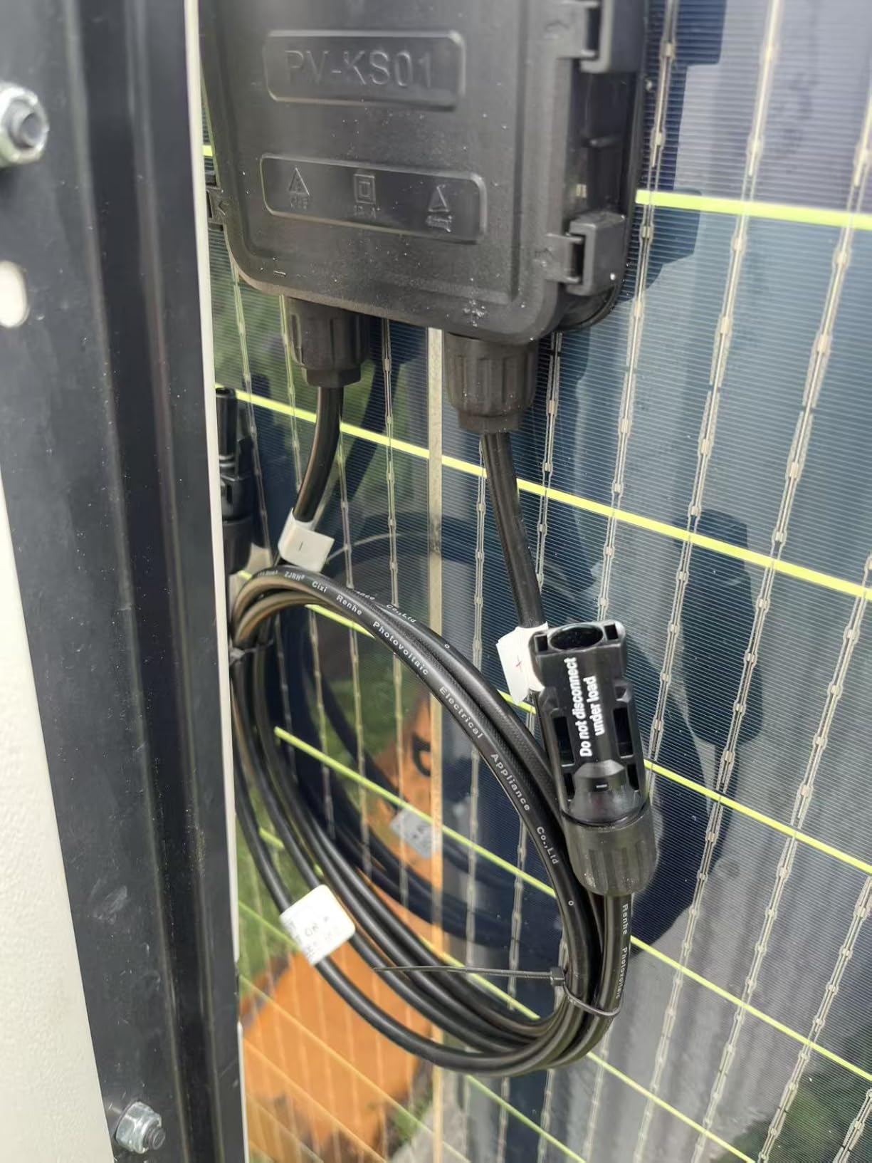 JJN 550 Watt Bifacial Solar Panels 2PCS,12/24/48 Volt 1100 Watt Solar Panel,Monocrystalline for Homes Rooftop Farm RV and Off-Grid Applications customer photo 2