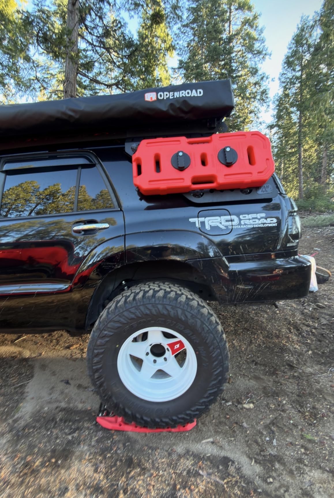 BUNKER INDUST Offroad Traction Boards with Jack Base, Pair Portable Recovery Track Tire Traction Mat - Black Sand, Mud, Snow Tracks (Replaceable Dual Colors Teeth/Rugged Steel Plate), Gen 12th customer photo 2