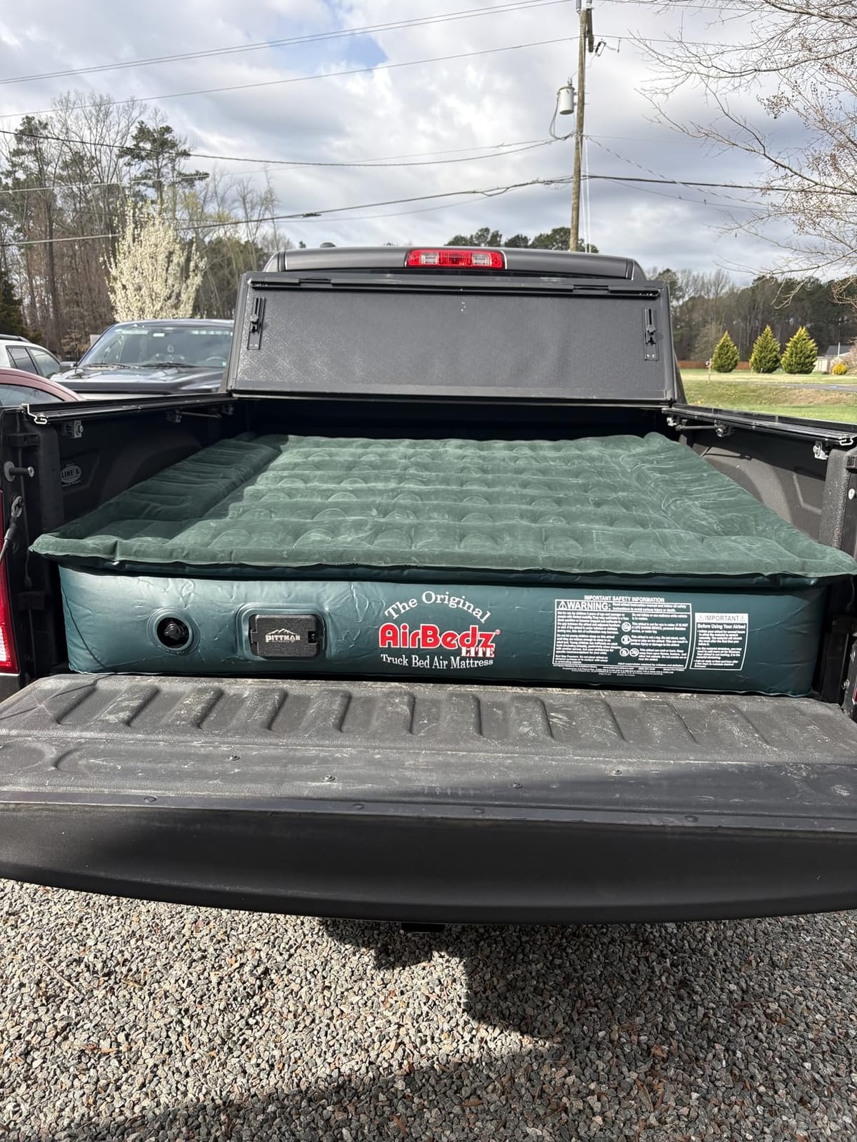 Pittman Truck Bed Mattress 6.5 Foot - Inflatable Truck Bed Air Mattress with Built in Pump - Full Size Standard Pickups - Blow Up Pickup Matress for Camping Fits F150, Silverado & Tundra - PV202G2 customer photo 2