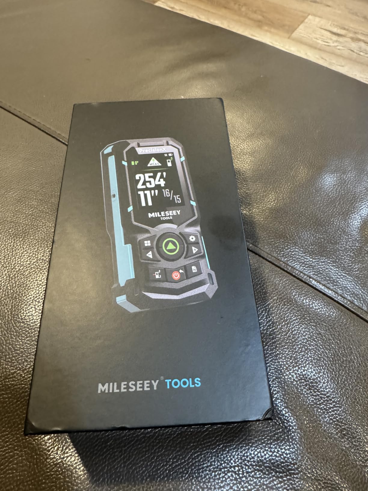 MILESEEY S50 Green Laser Distance Meter, 400 ft Laser Measure, P2P | Side-Laser Alignment, 2.4