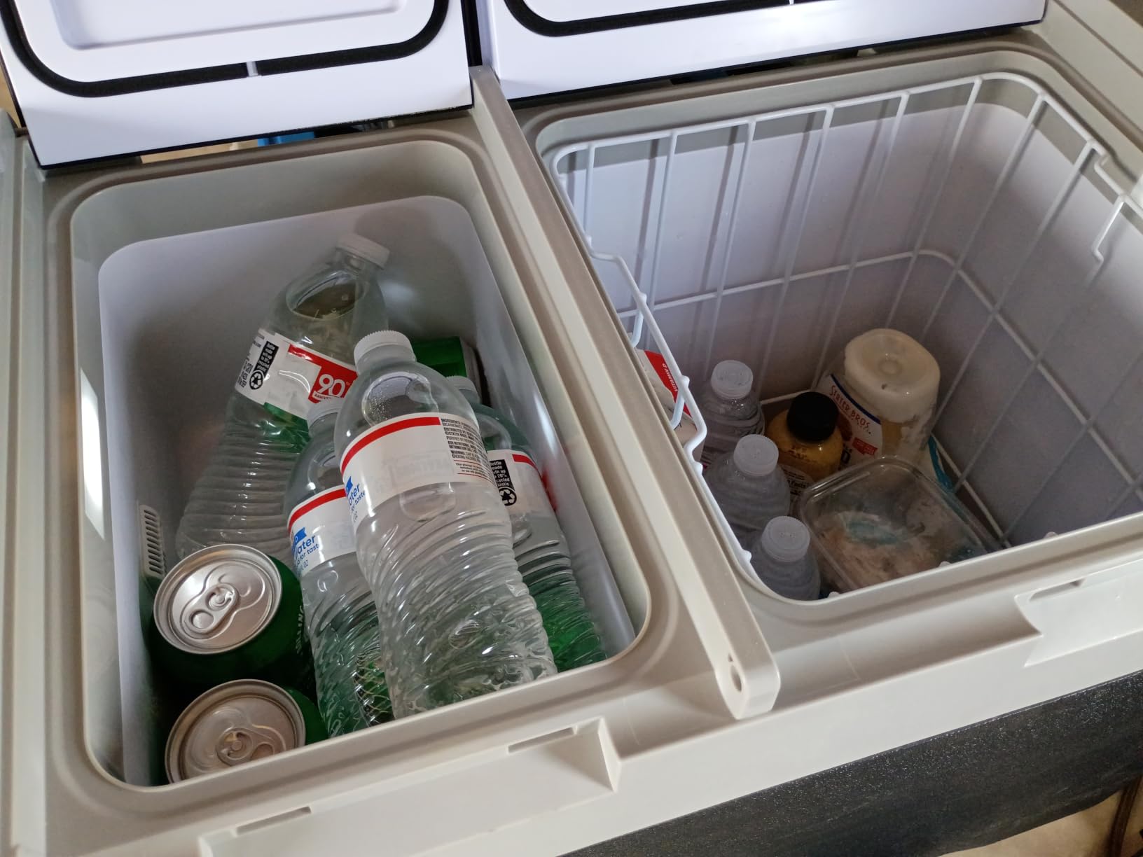 Feelfunn 12 Volt Refrigerator Car Fridge 61QT Dual Zone Electric Cooler | -4℉~68℉ Car Refrigerator 12V Cooler, 15-Min Fast Cooling, 12/24V DC 100-240V AC Portable Freezer for Travel Camping RV Home customer photo 2