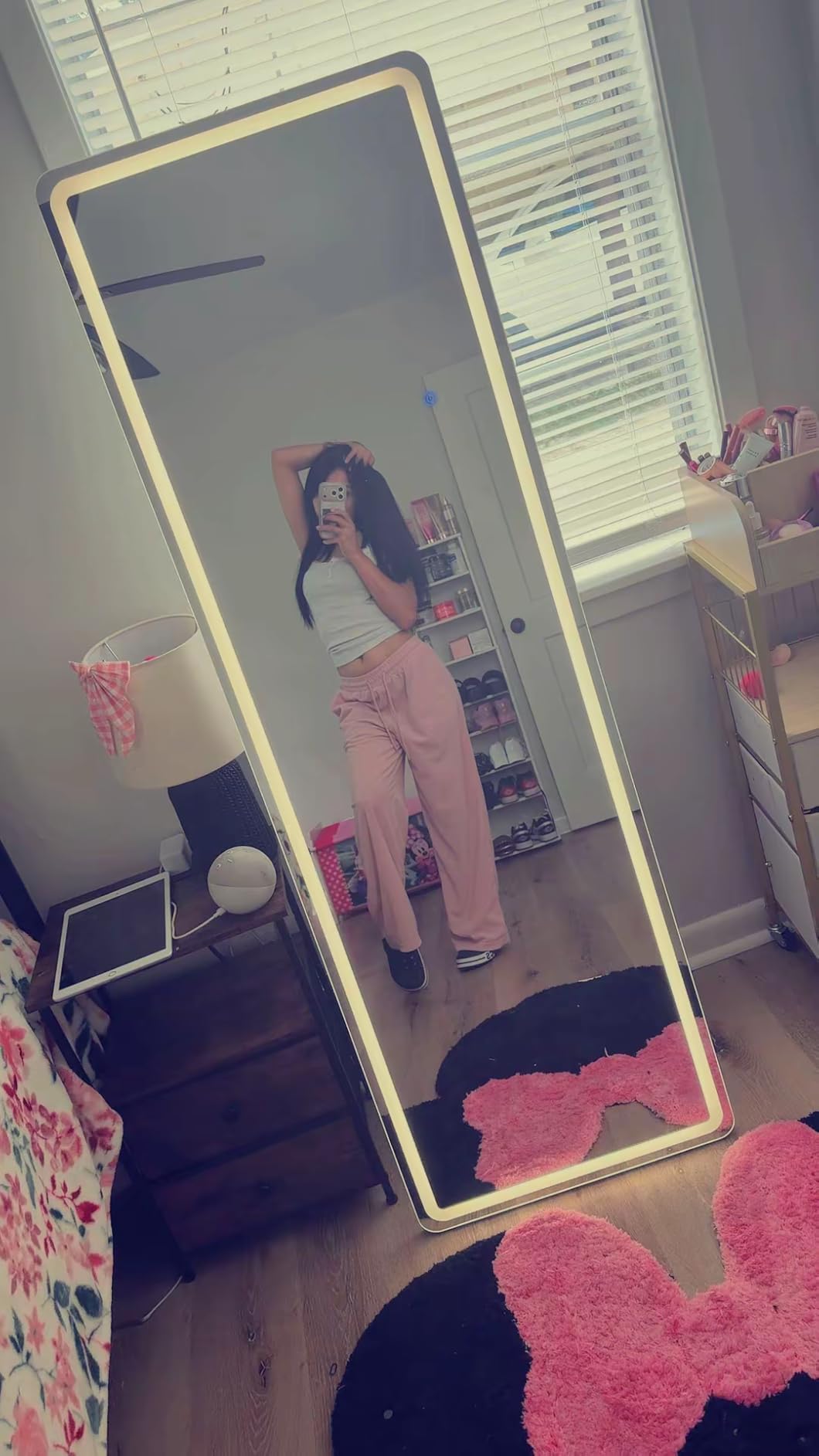 Sweetcrispy LED Full Length Floor Mirror, 65