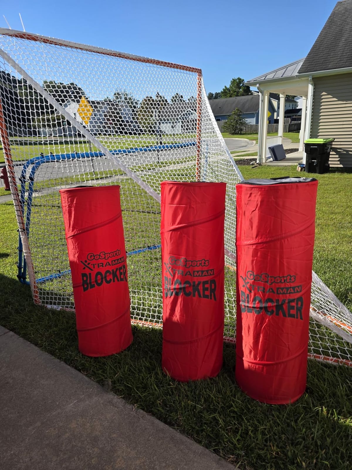 GoSports XTRAMAN Blocker Pop-Up Defenders 3 Pack - Regular Size Multi-Sport Blocking Dummy - Training Equipment for Basketball, Football, & Soccer customer photo 2
