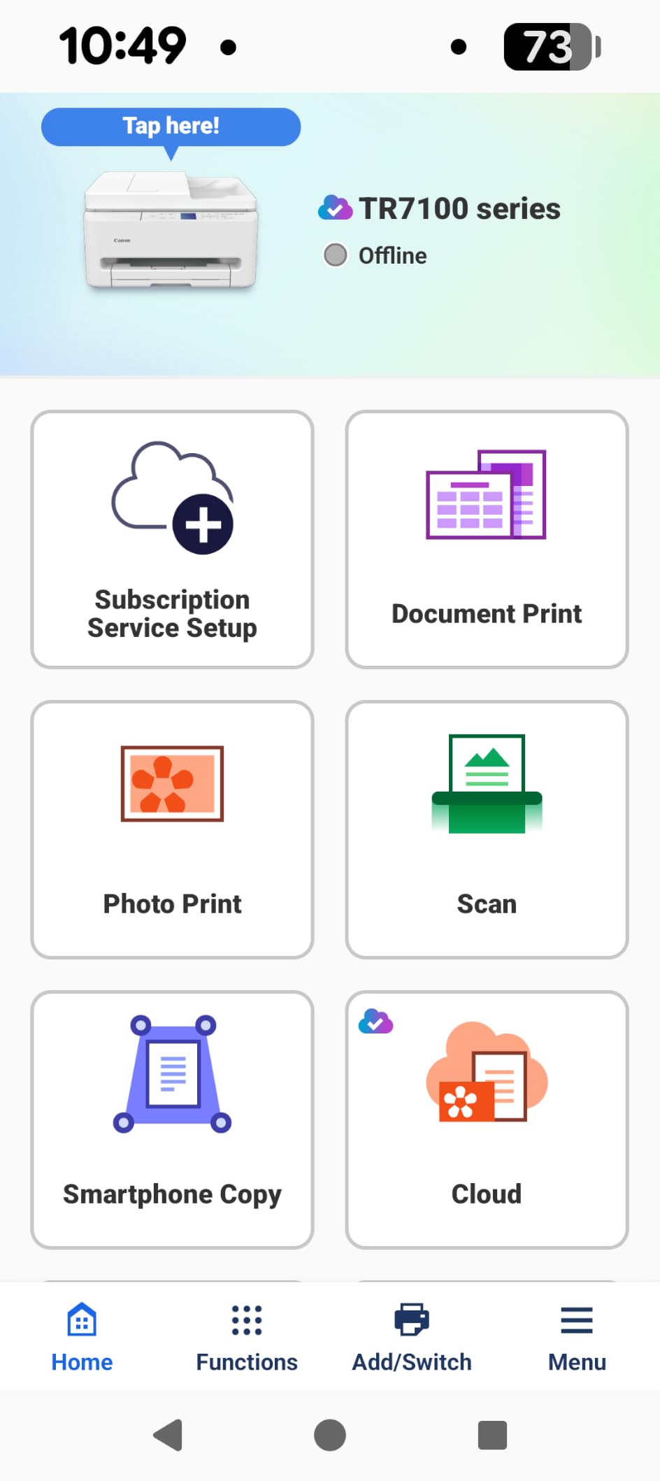 Canon PIXMA TR7120 Wireless Color Inkjet Printer for Duplex Printing, White - Home Printer with Copier/Scanner, Auto Document Feeder, Compact Design customer photo 2