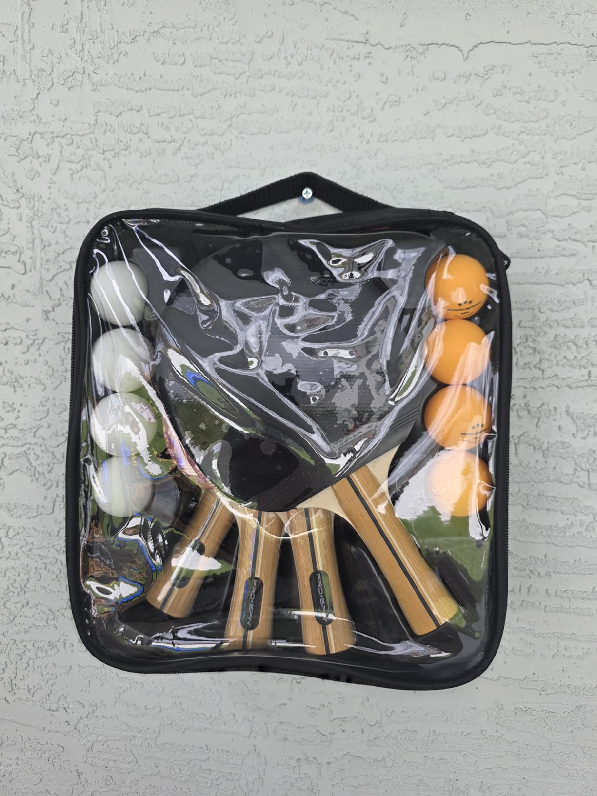 PRO-SPIN Ping Pong Paddles - High-Performance Set with Premium Table Tennis Rackets, 3-Star Ping Pong Balls, Compact Storage Case | Professional Quality Ping Pong Paddle Set | Indoor & Outdoor Games customer photo 1